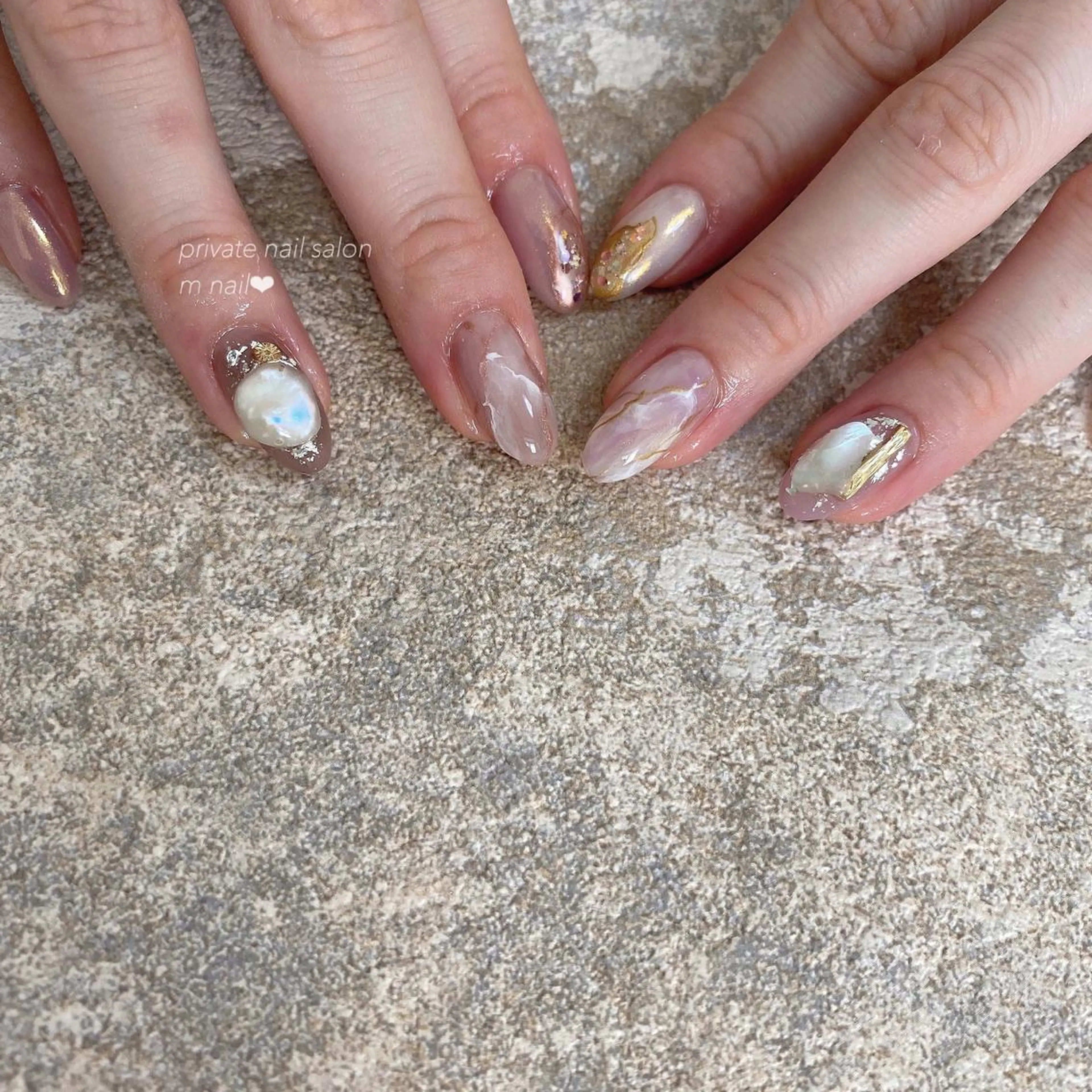 ネイル 持ち込み ハンドネイル 小河原 舞のネイルデザイン