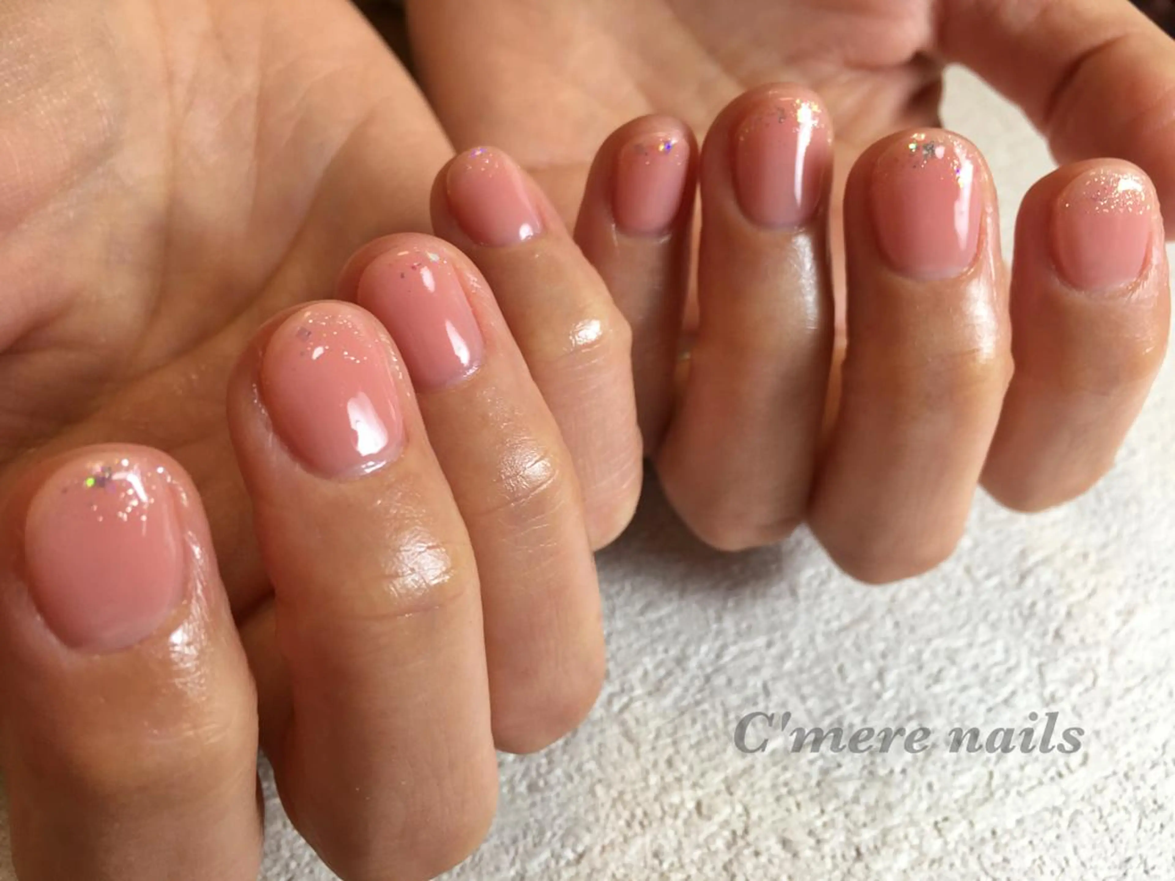 ネイル ラメ(グリッター) ハンドネイル nouva nailsのネイルデザイン