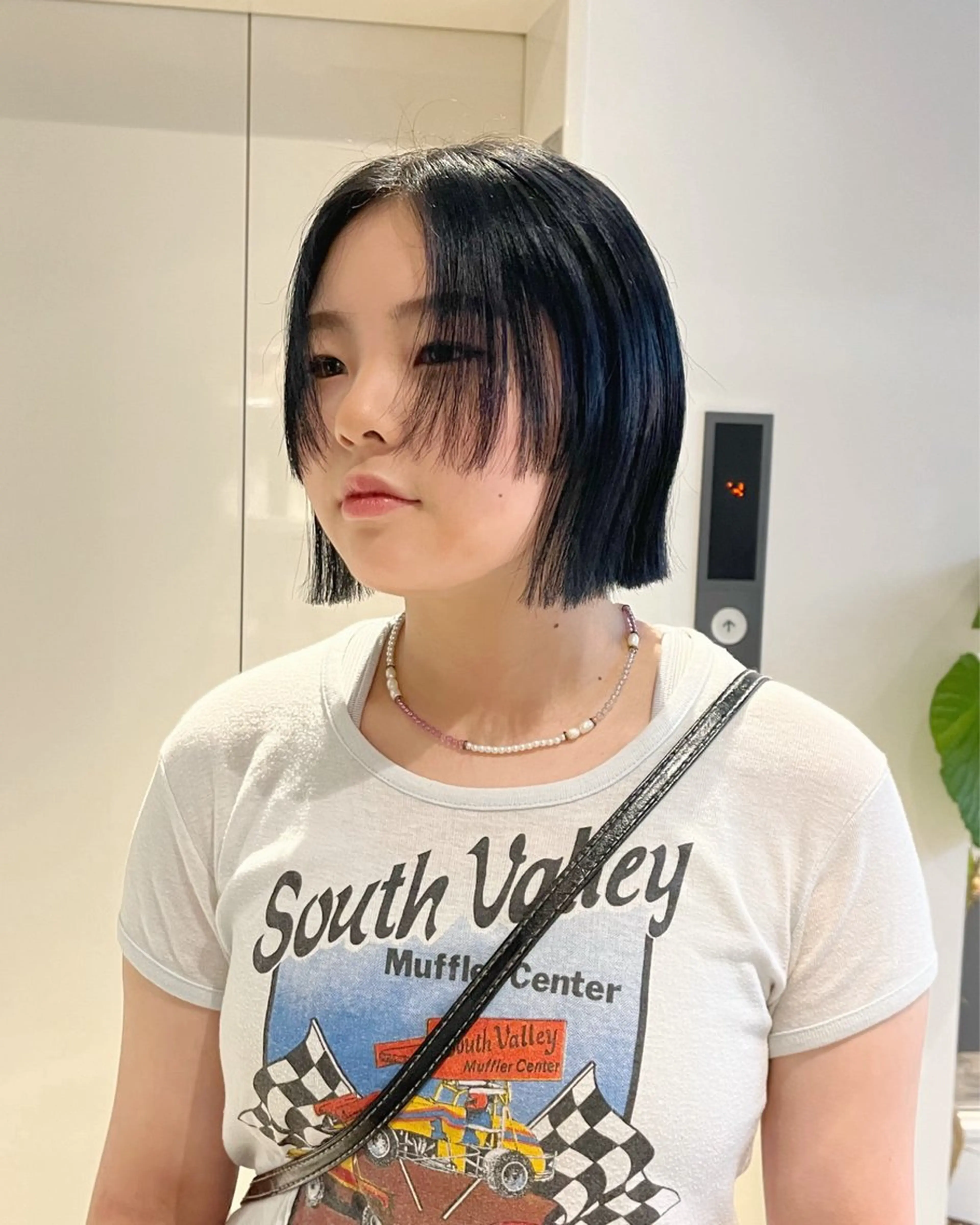 ショート カラー かわい りほのヘアスタイル