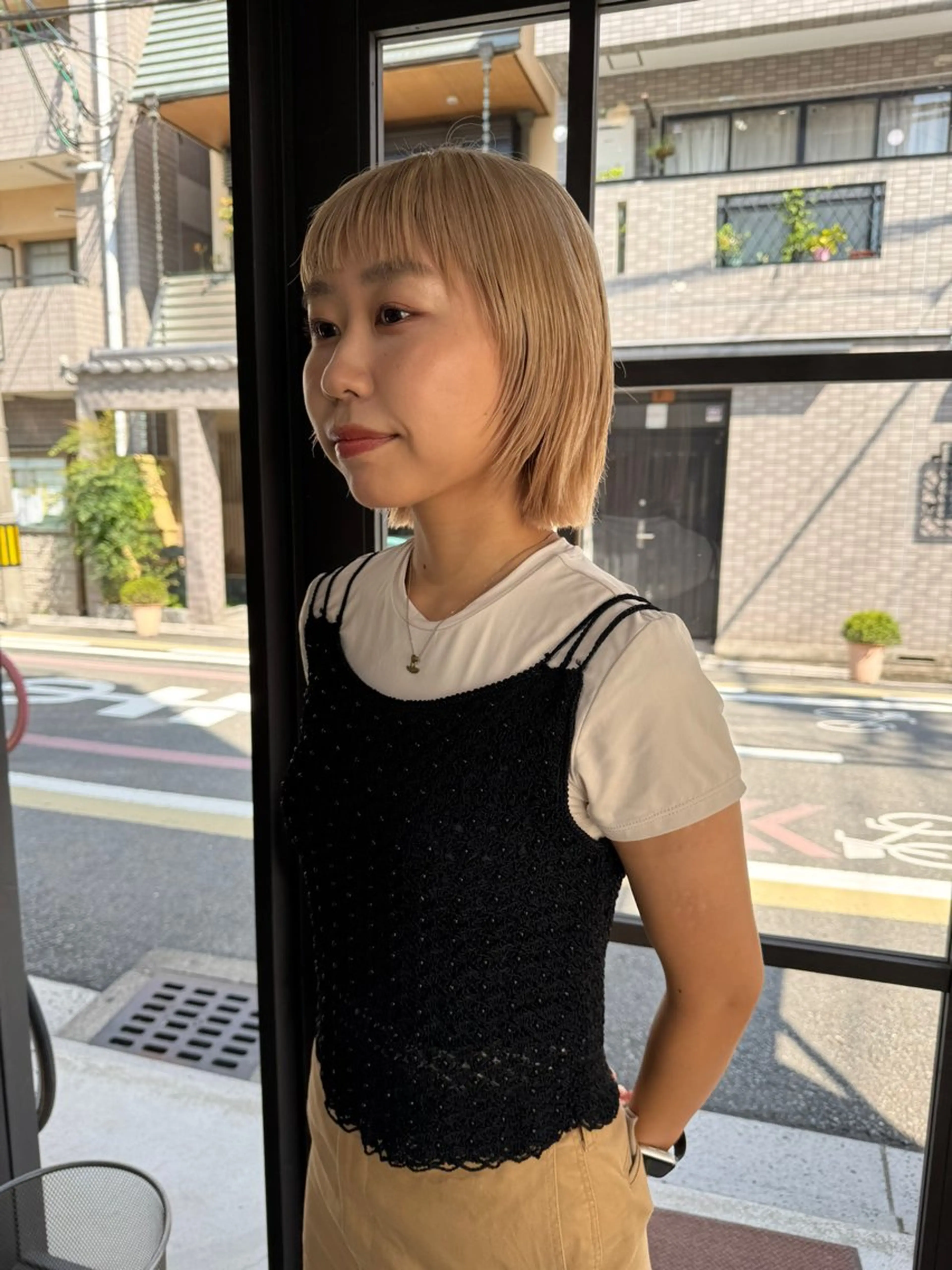 ショート 薮 夏帆のヘアスタイル