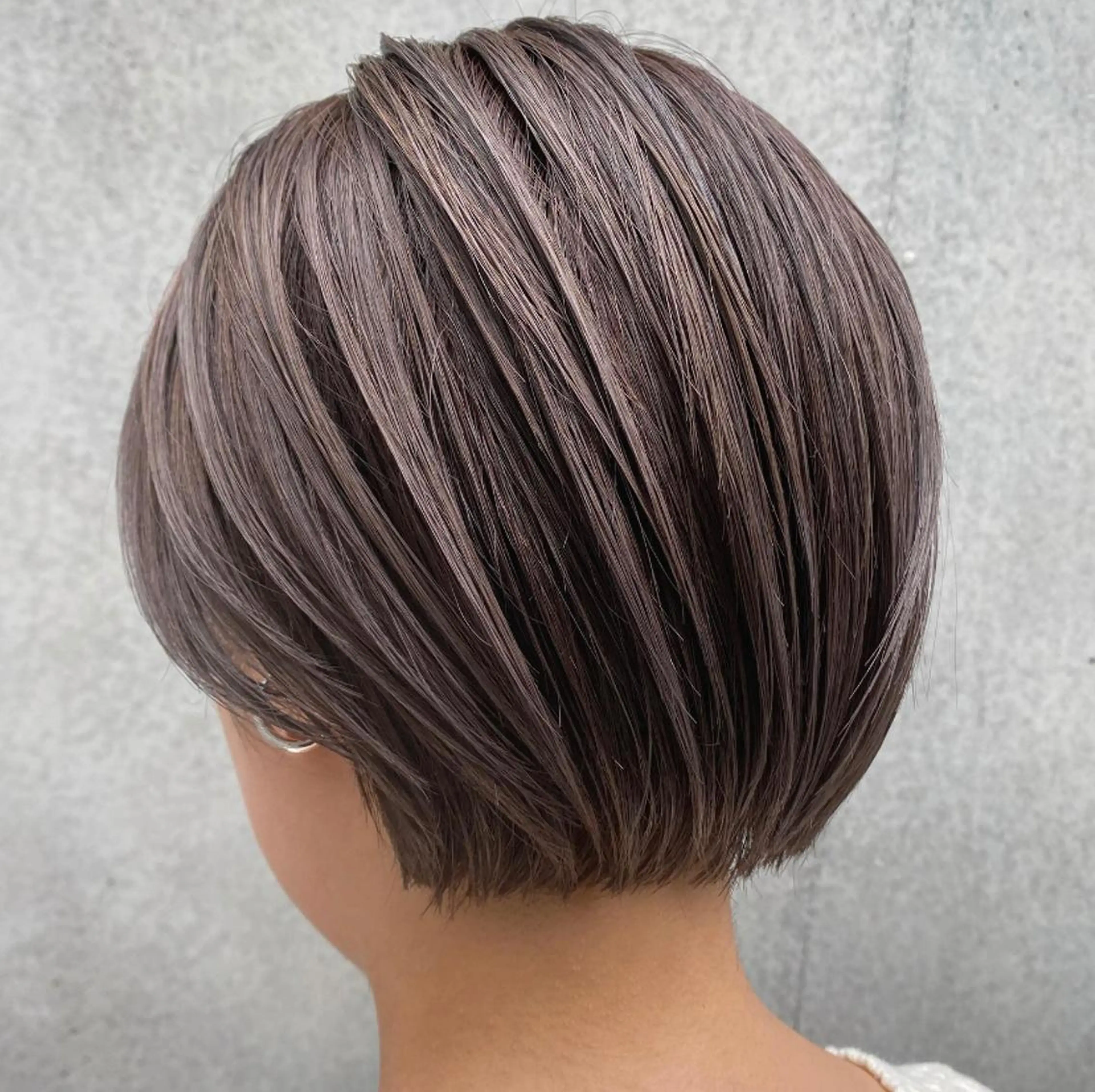 ショート カット 透け感×顔まわり デザイン✂︎吉田のヘアスタイル