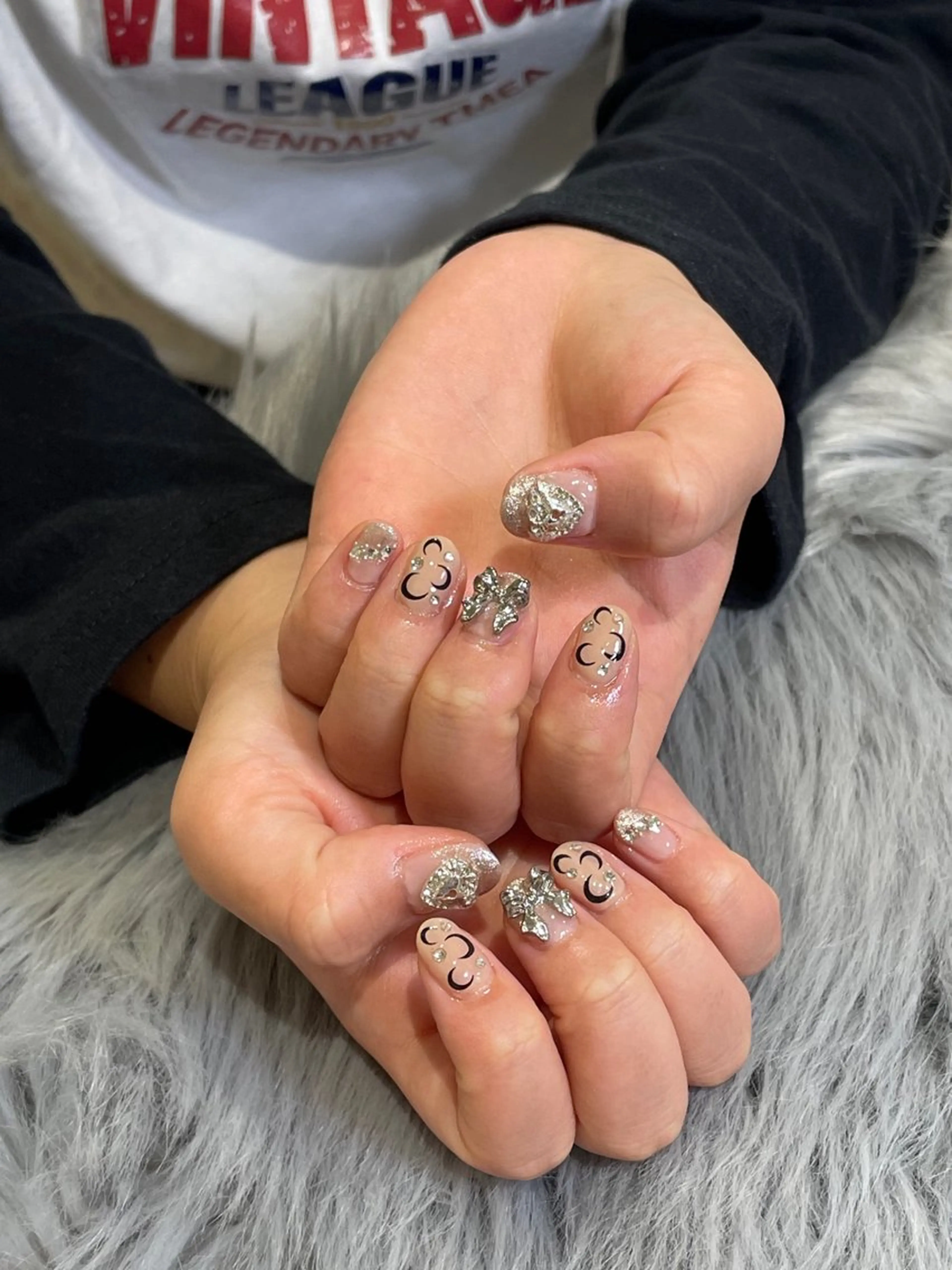 ネイル ラメ(グリッター) RICO Nail パーツつけ放題🌈のネイルデザイン