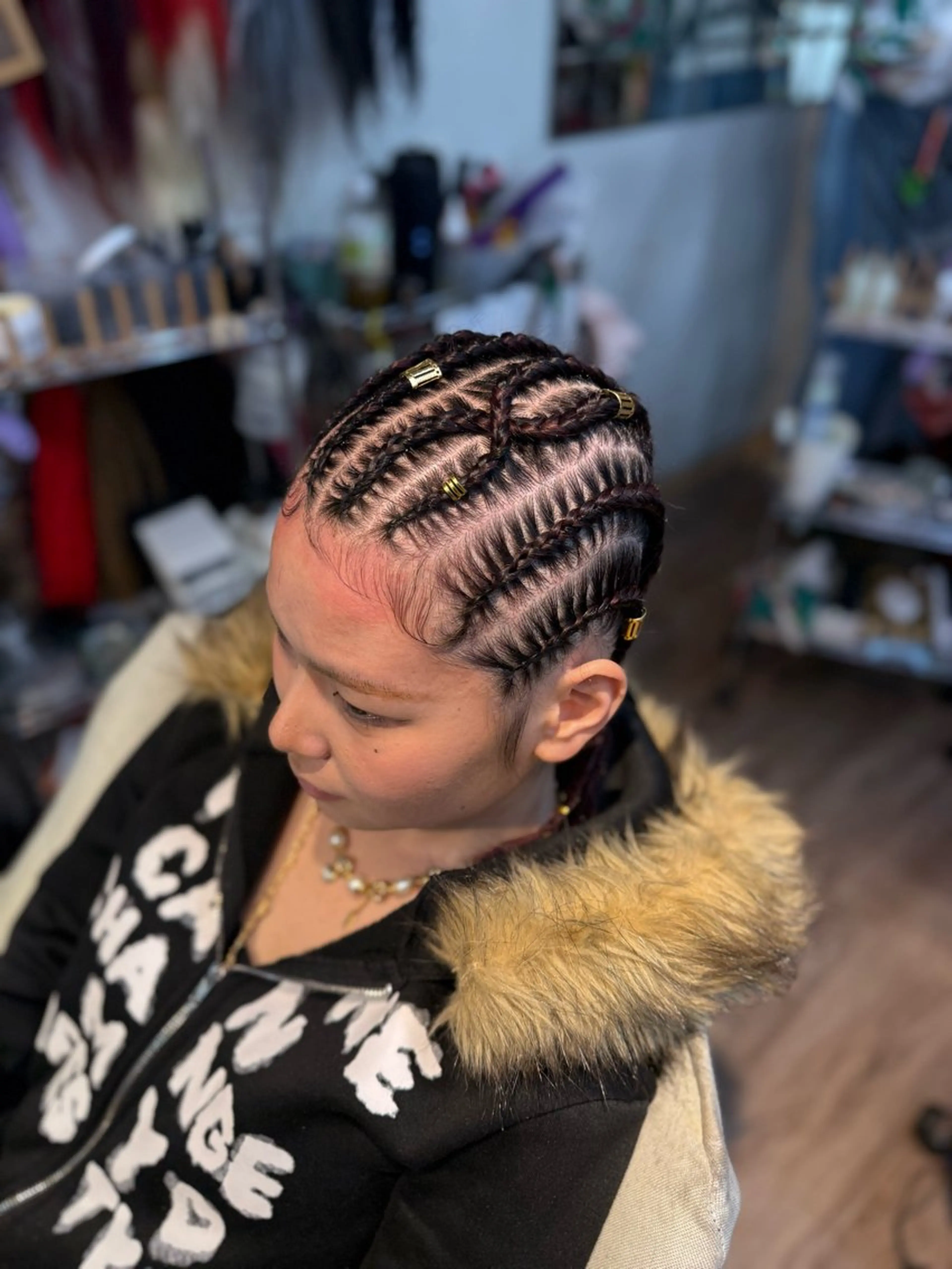 ミディアム ヘアアレンジ ヘアセット scamp⭐️ さくらのヘアスタイル