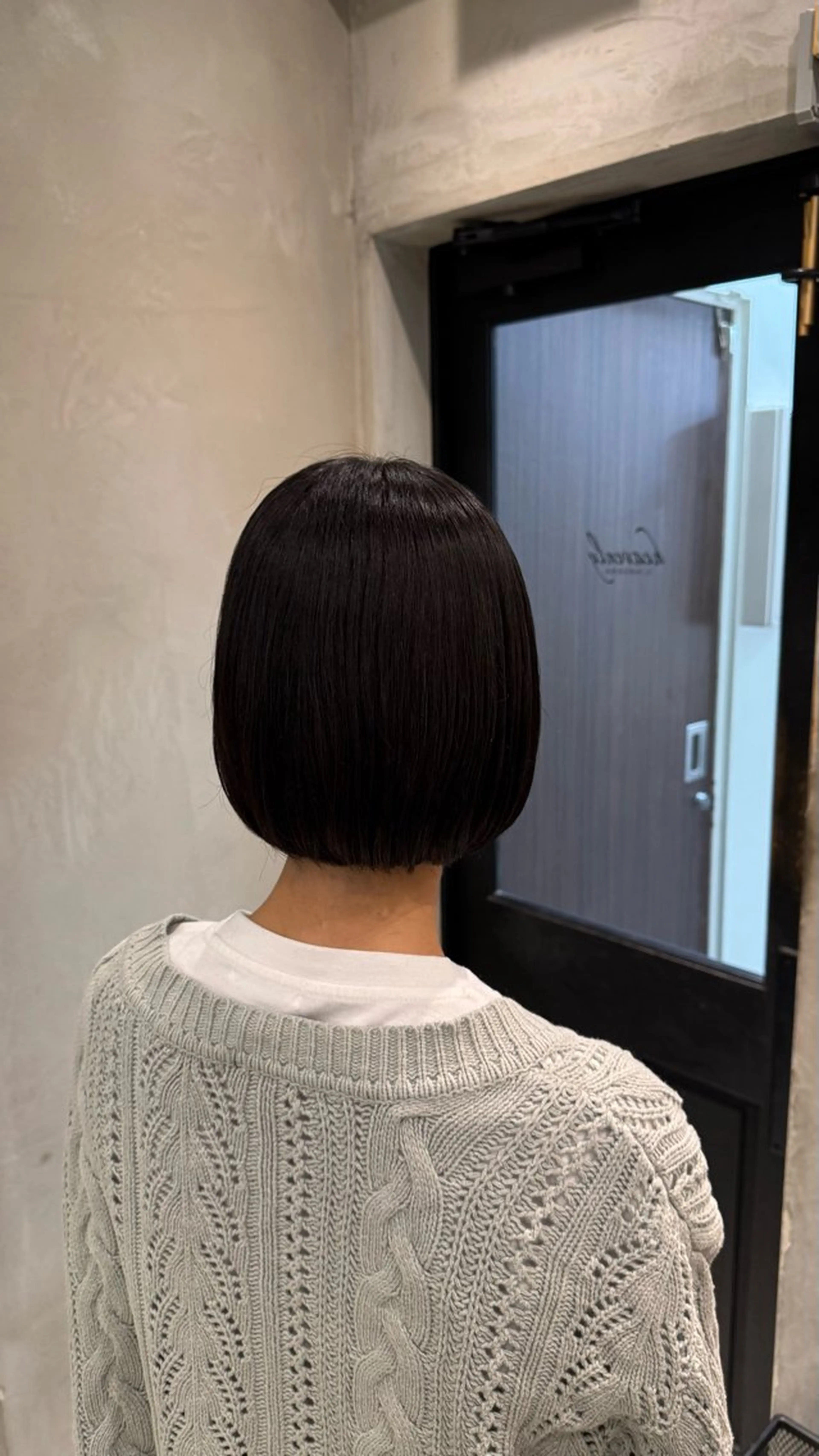 ショート ボブレイヤー ボブ くびれヘア 顔まわりレイヤー 韓国風ヘア カット ヘアカラー トリートメント ボブ/レイヤー/パー マ/新宿/KOKIのヘアスタイル