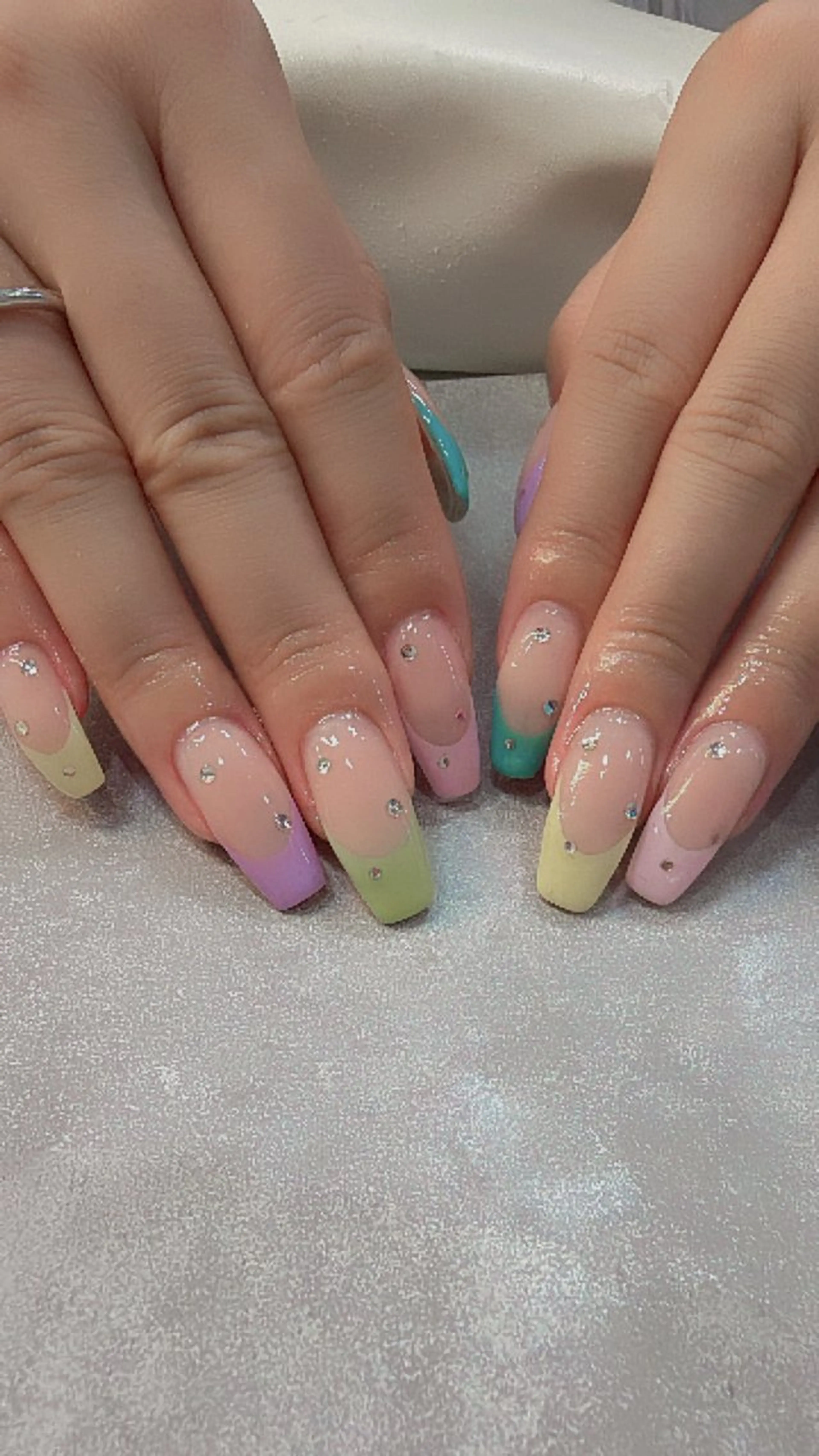 ネイル ハンドネイル 鶴橋wooone nail.rieのネイルデザイン