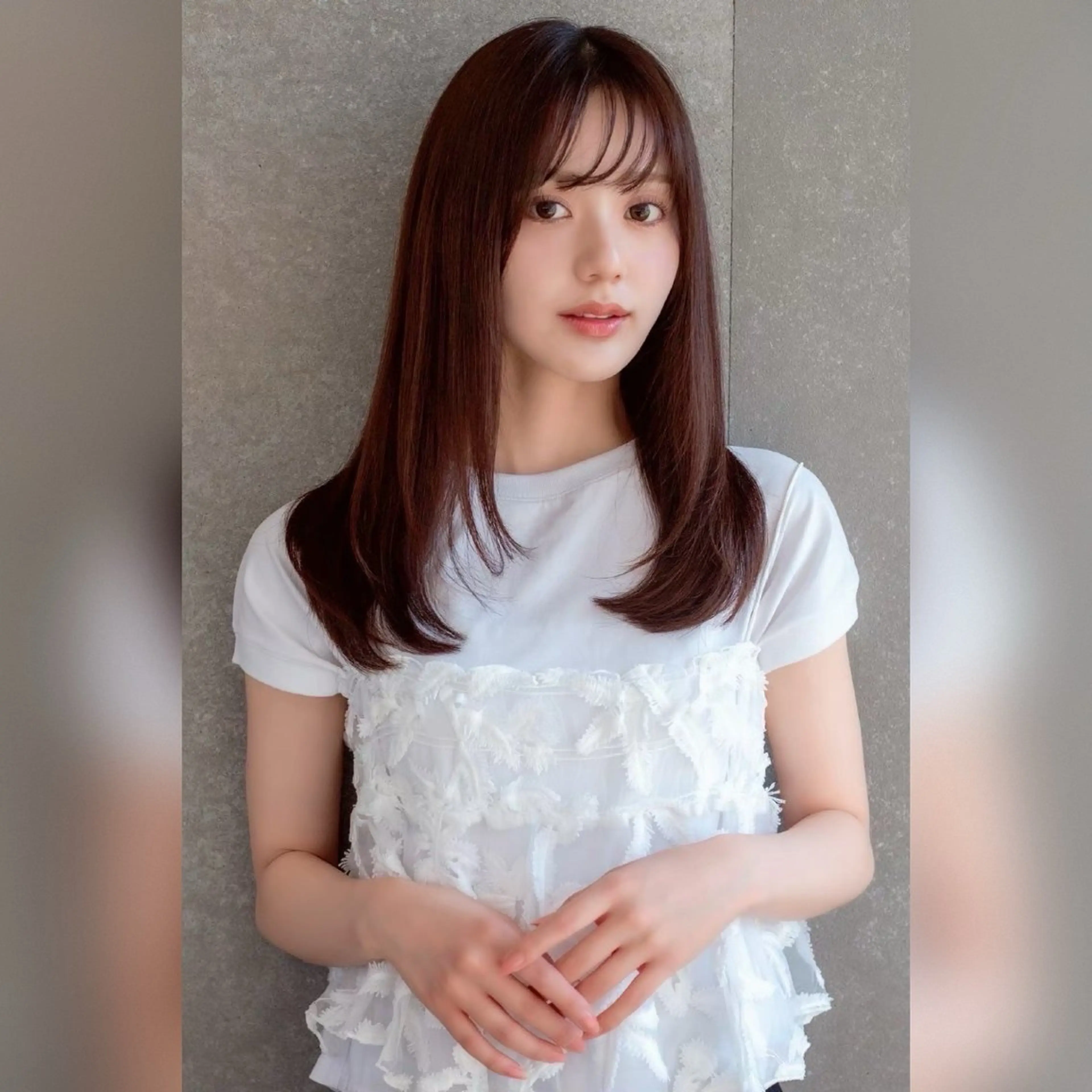 ロング レイヤーカット ローレイヤー Lond Loire所属・無料カットモデル募集 🍀KOSEI🍀のヘアスタイル