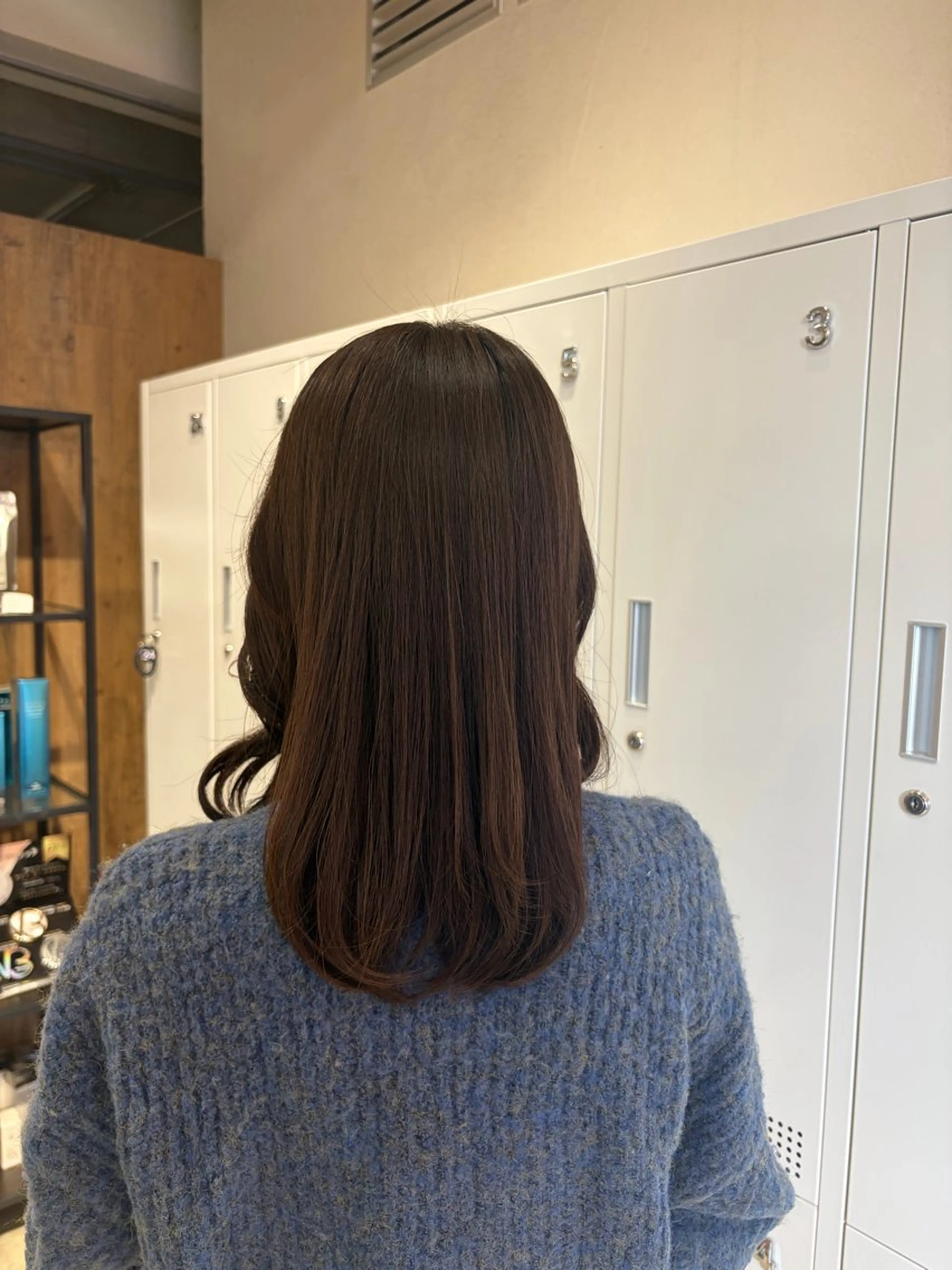 セミロング くびれヘア カット ヘアセット Koharu🍓/ 透明感カラー/艶髪のヘアスタイル