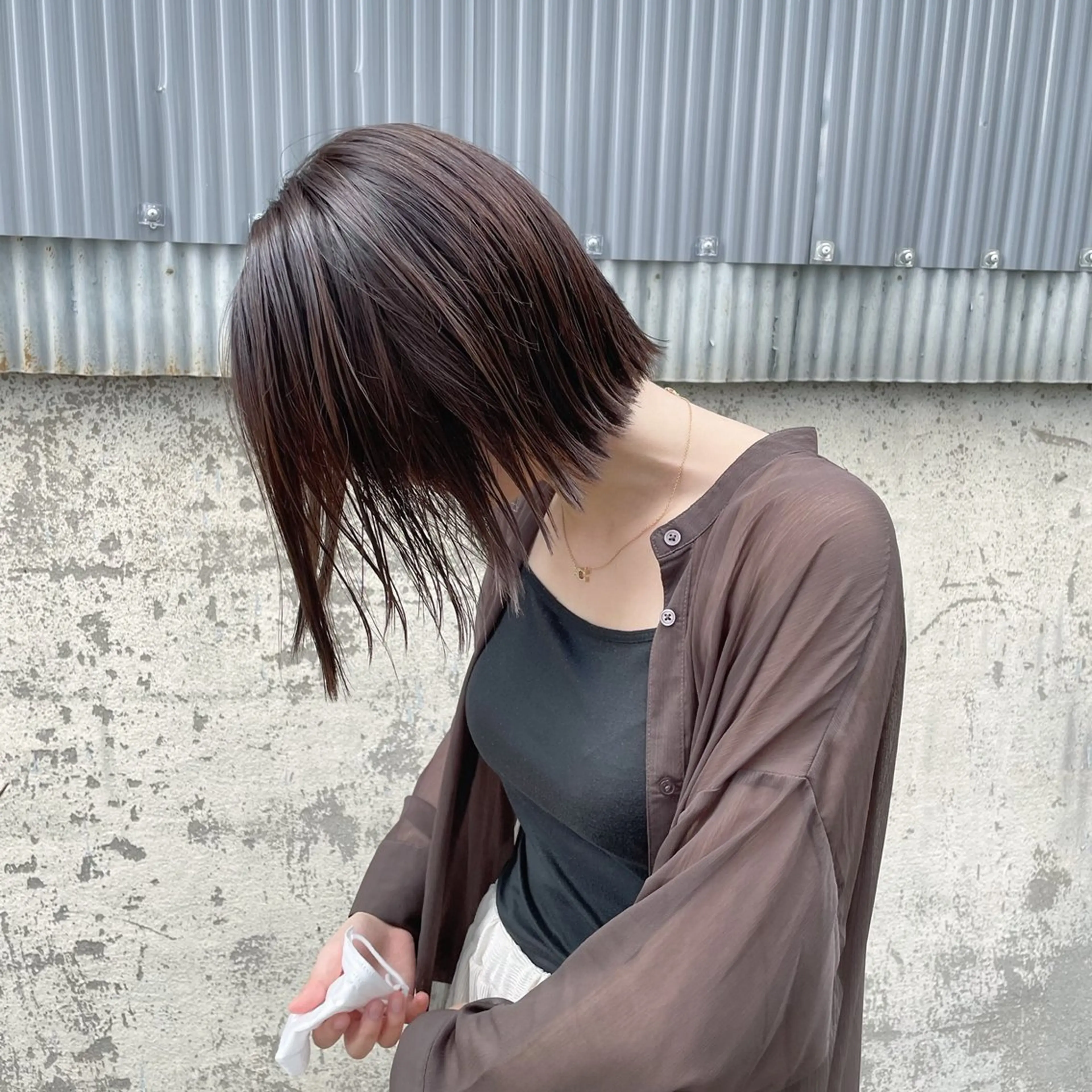 ミディアム カラー ボブ 髪質改善 カット ヘアカラー トリートメント 鎌田卓也/髪質改善 /透明感カラーのヘアスタイル