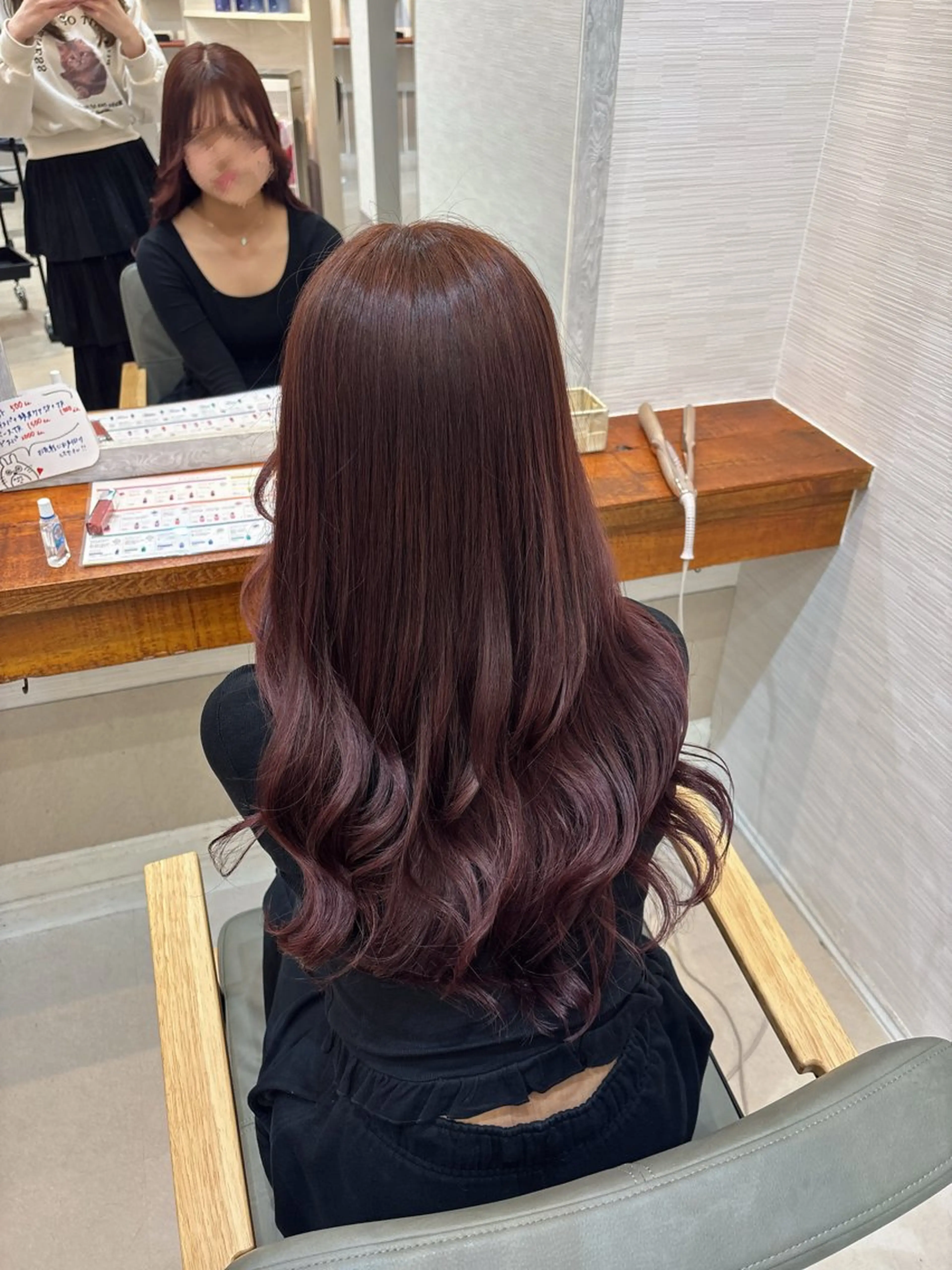 ロング カラー 透明感カラー ラベンダーカラー ラベンダーピンク ピンクカラー カット ヘアカラー トリートメント Rena/レイヤー /暖色/透明感のヘアスタイル