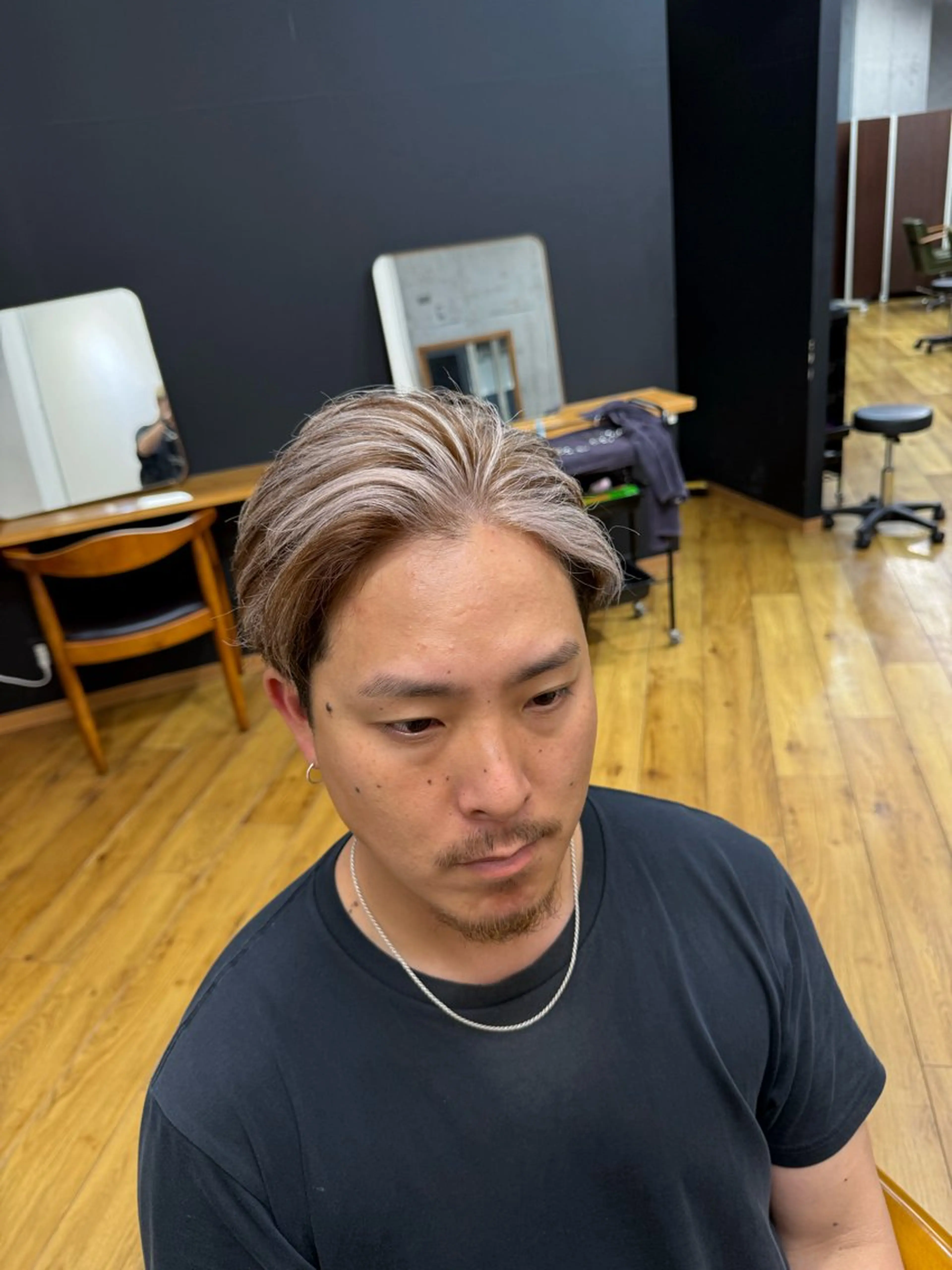 メンズ カット ヘアカラー ヘアセット 【バレイヤージュ】 🔥メンズRYUTAのヘアスタイル