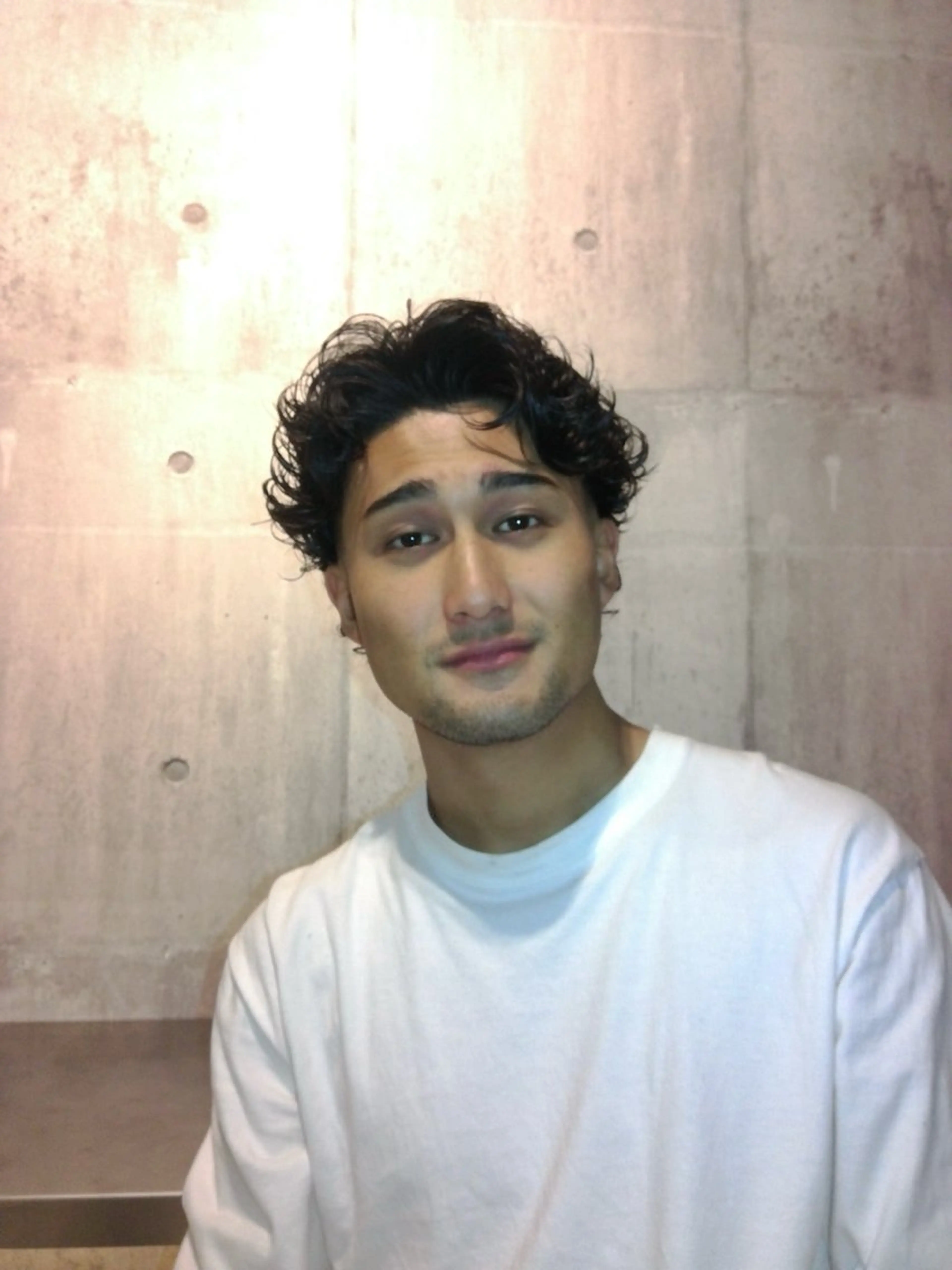 メンズ カット パーマ 窪田 力也のヘアスタイル