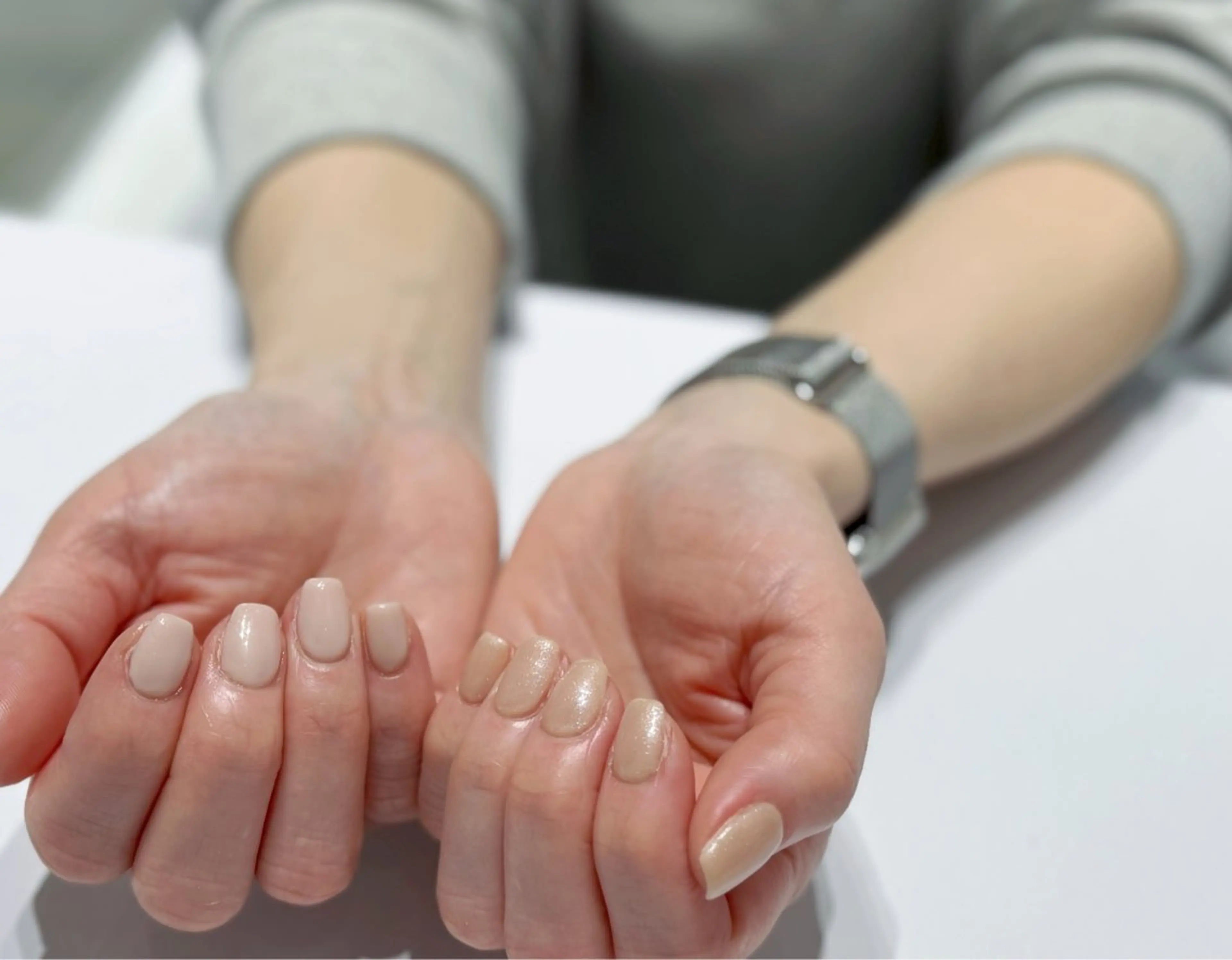 ネイル ワンカラーネイル ハンドネイル 清川 椿咲のネイルデザイン