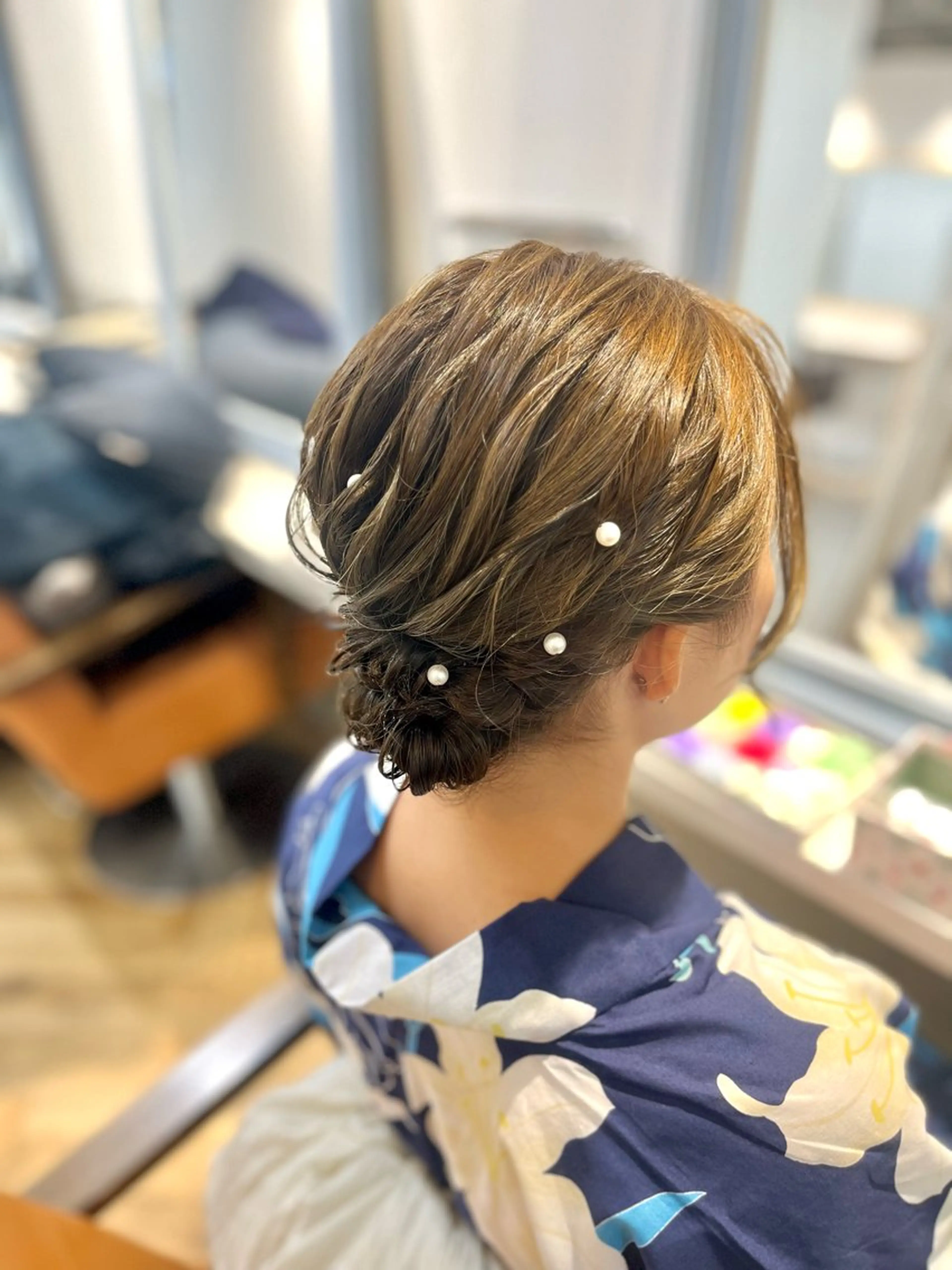 ヘアアレンジ 浴衣 似合わせヘアメイク 💐オダギリチアキのヘアスタイル