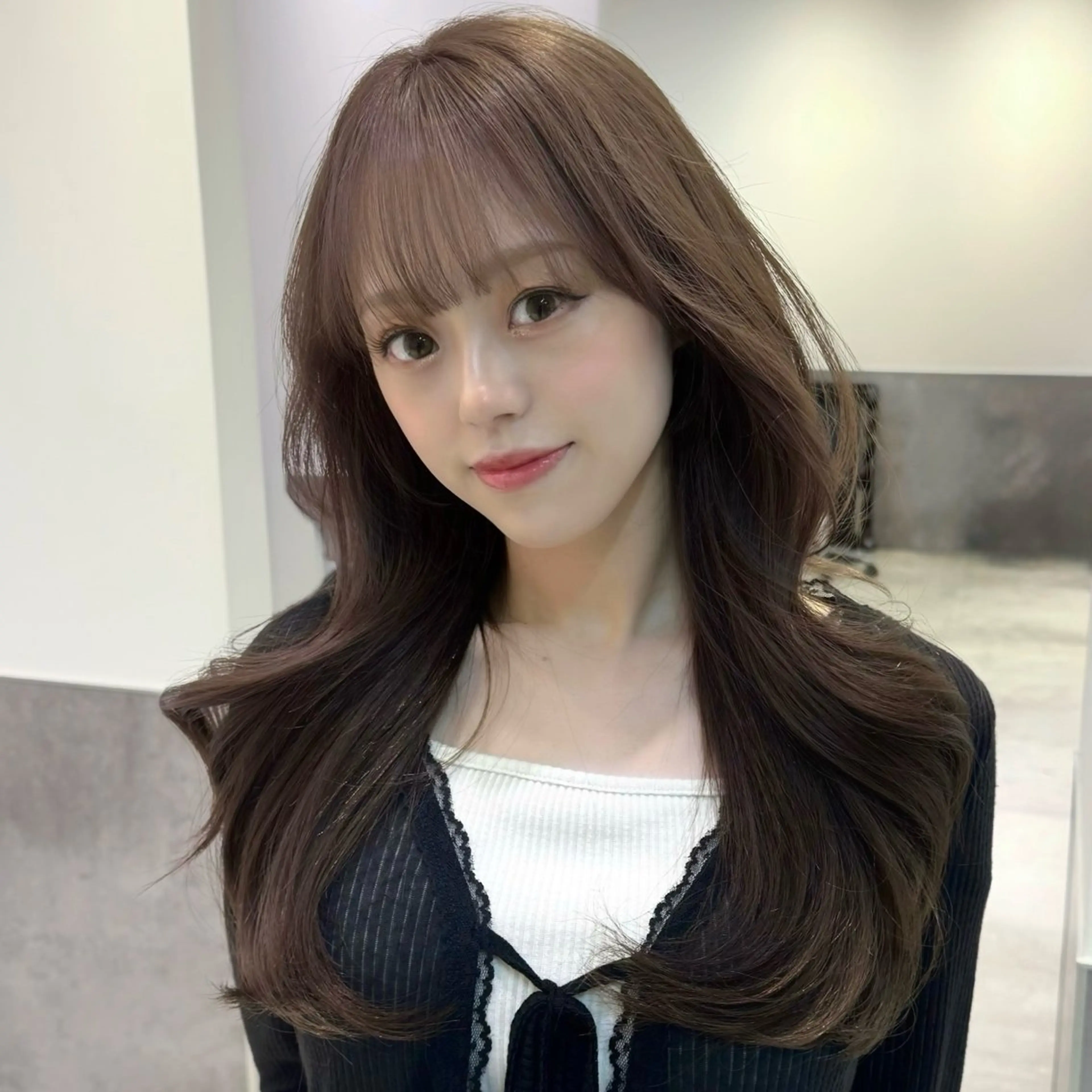 ロング くびれヘア 韓国風ヘア レイヤーカット カット ヘアカラー トリートメント 韓国系支持率No.1 レイヤー特化/きょうのヘアスタイル