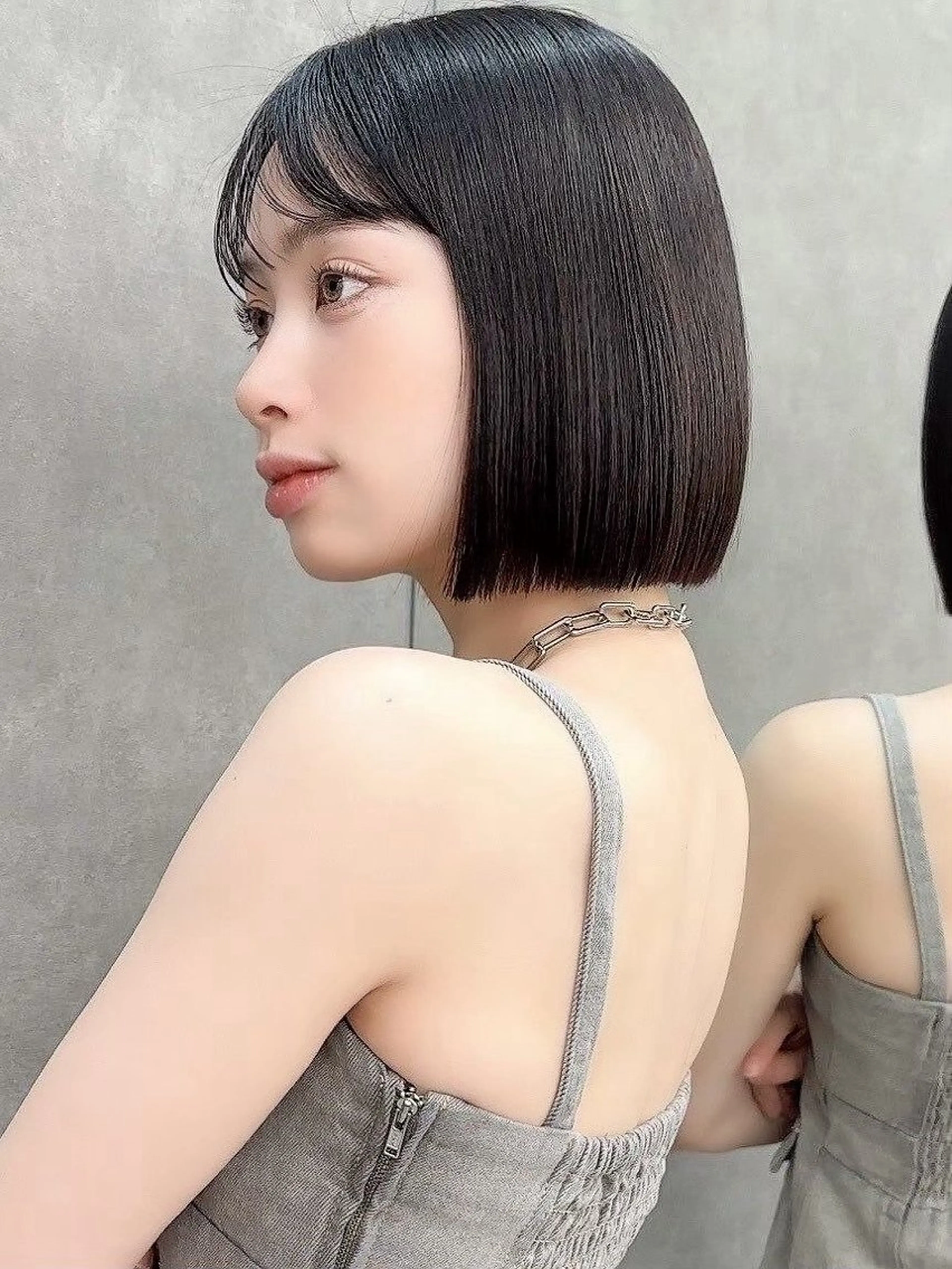 💙寒色カラー💙color➕内部補修トリートメント✨ブルーブラック🫐🐈‍⬛の写真