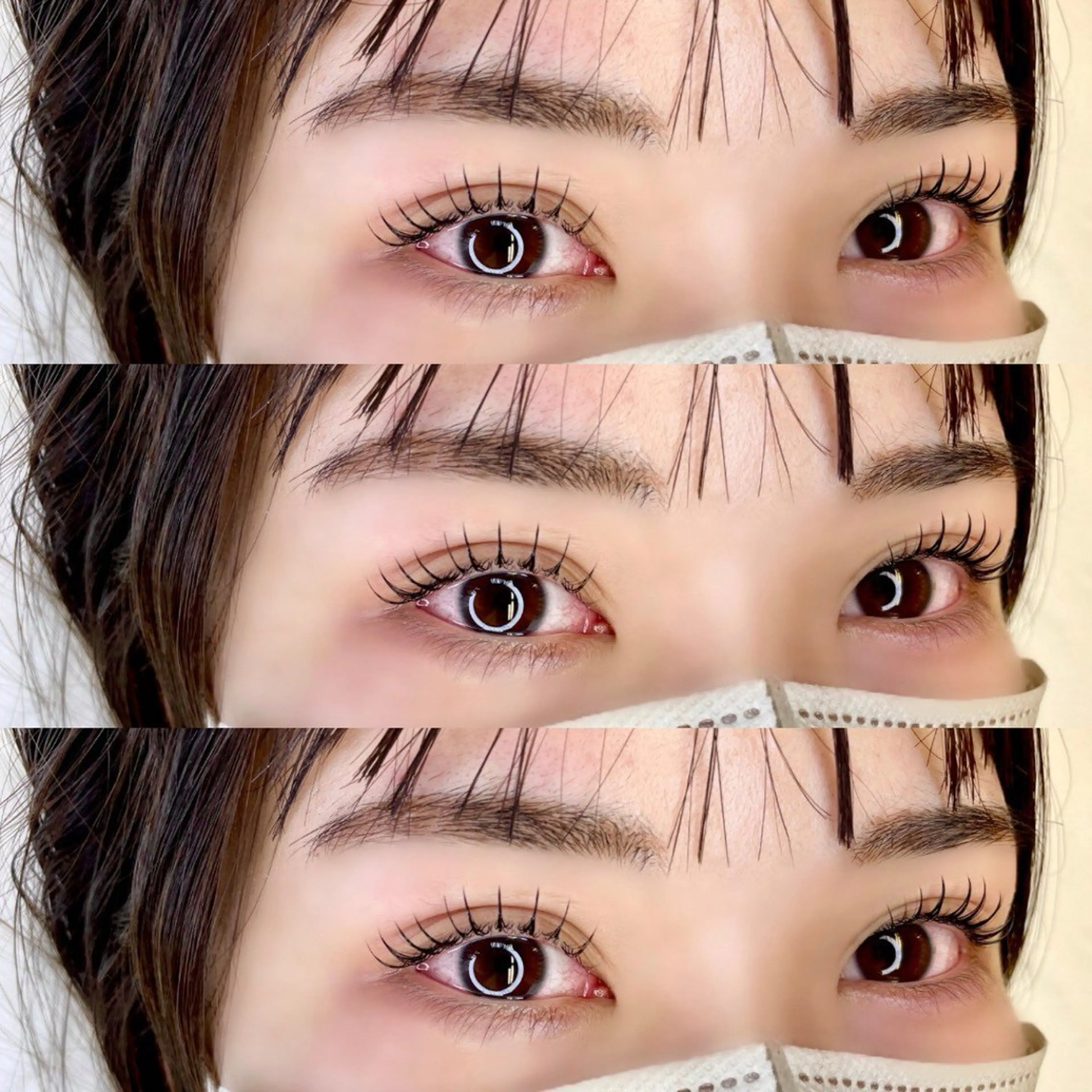 マツエク・マツパ eye＋nano所属・韓国風束感まつ毛🩵 Nozomiの眉毛・アイブロウイメージ