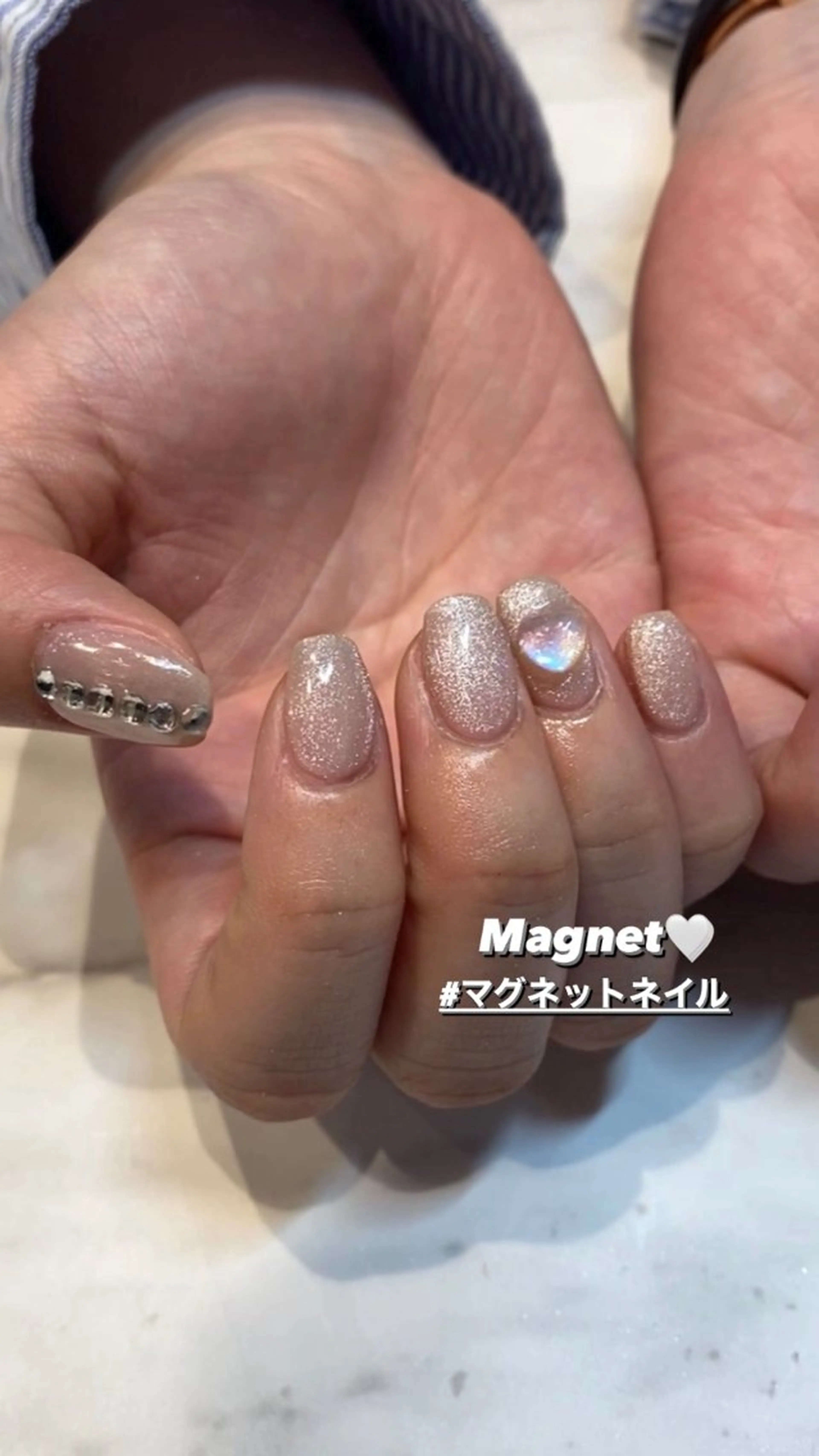 【パラジェル】【4月限定】❕大人気❕マグネットネイル💅¥7700→¥5500の写真