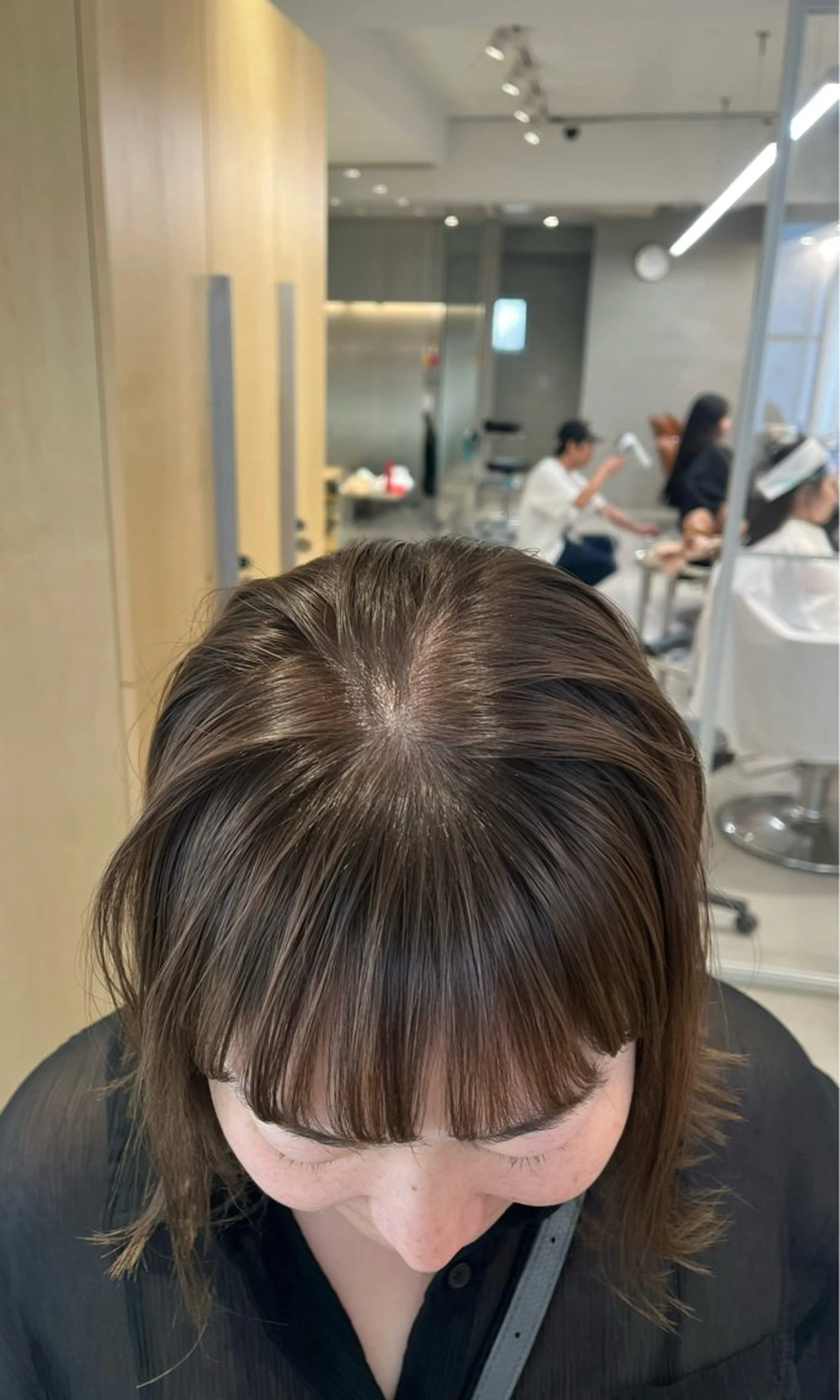 ミディアム カラー カット ヘアカラー Kasumi | くすみブラウン×渋谷のヘアスタイル