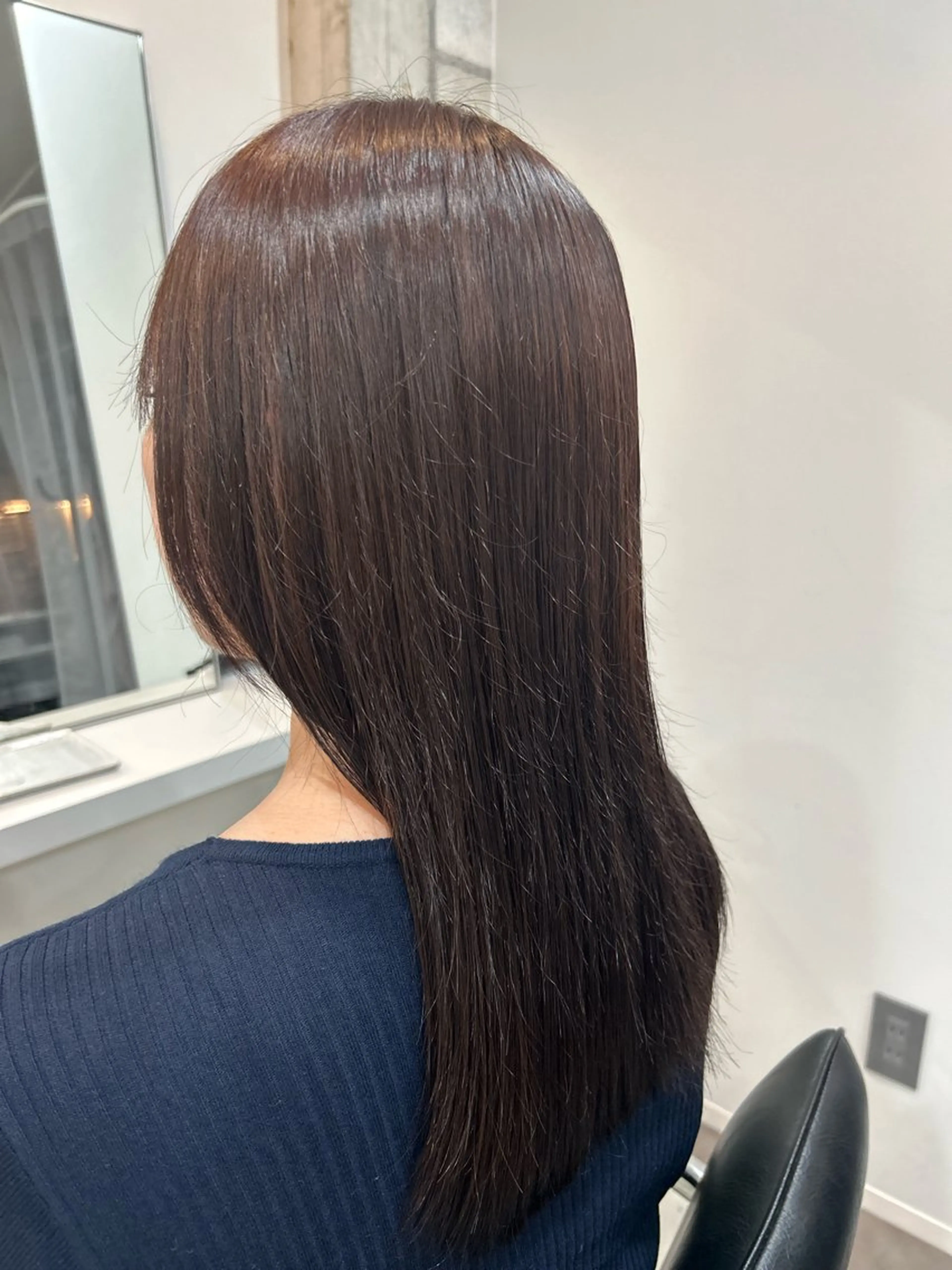 ロング カラー ブラウンカラー レッドカラー レッドブラウン 🌊インナーカラー 🐬櫻井海星のヘアスタイル