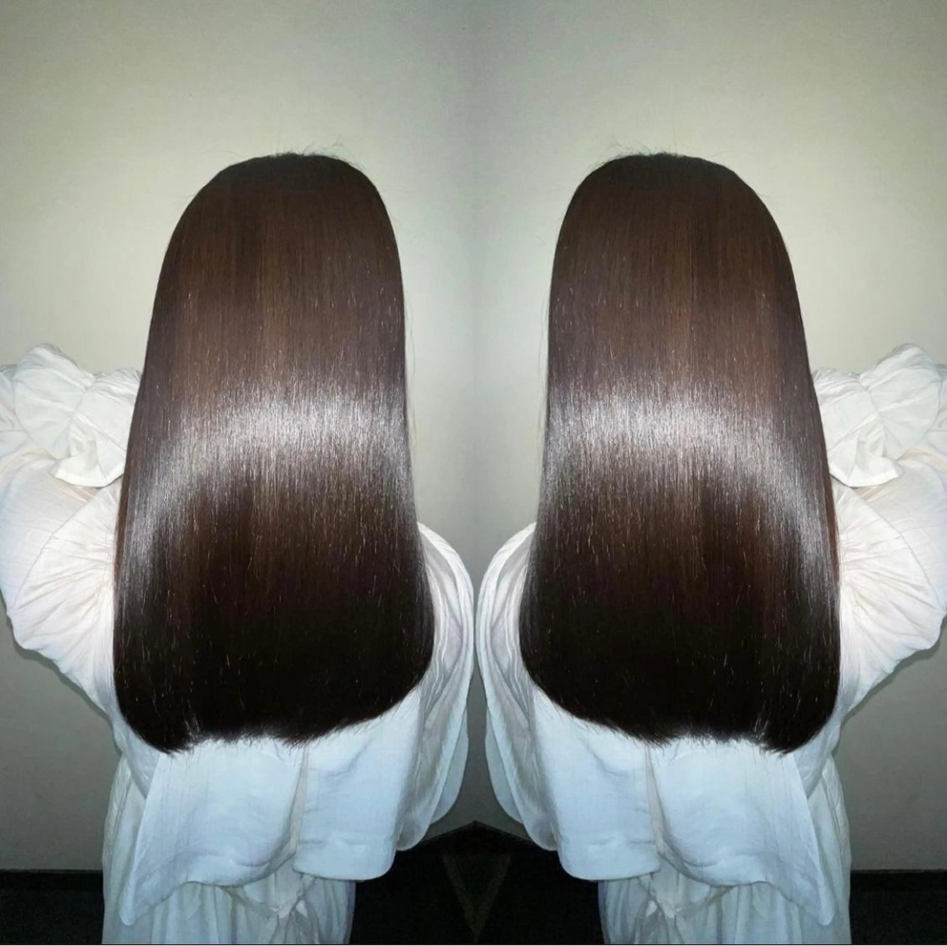 ロング カラー パーマ アクアカラー トリートメント ⚜髪質改善東京 エリア1🏅マコト⚜のヘアスタイル