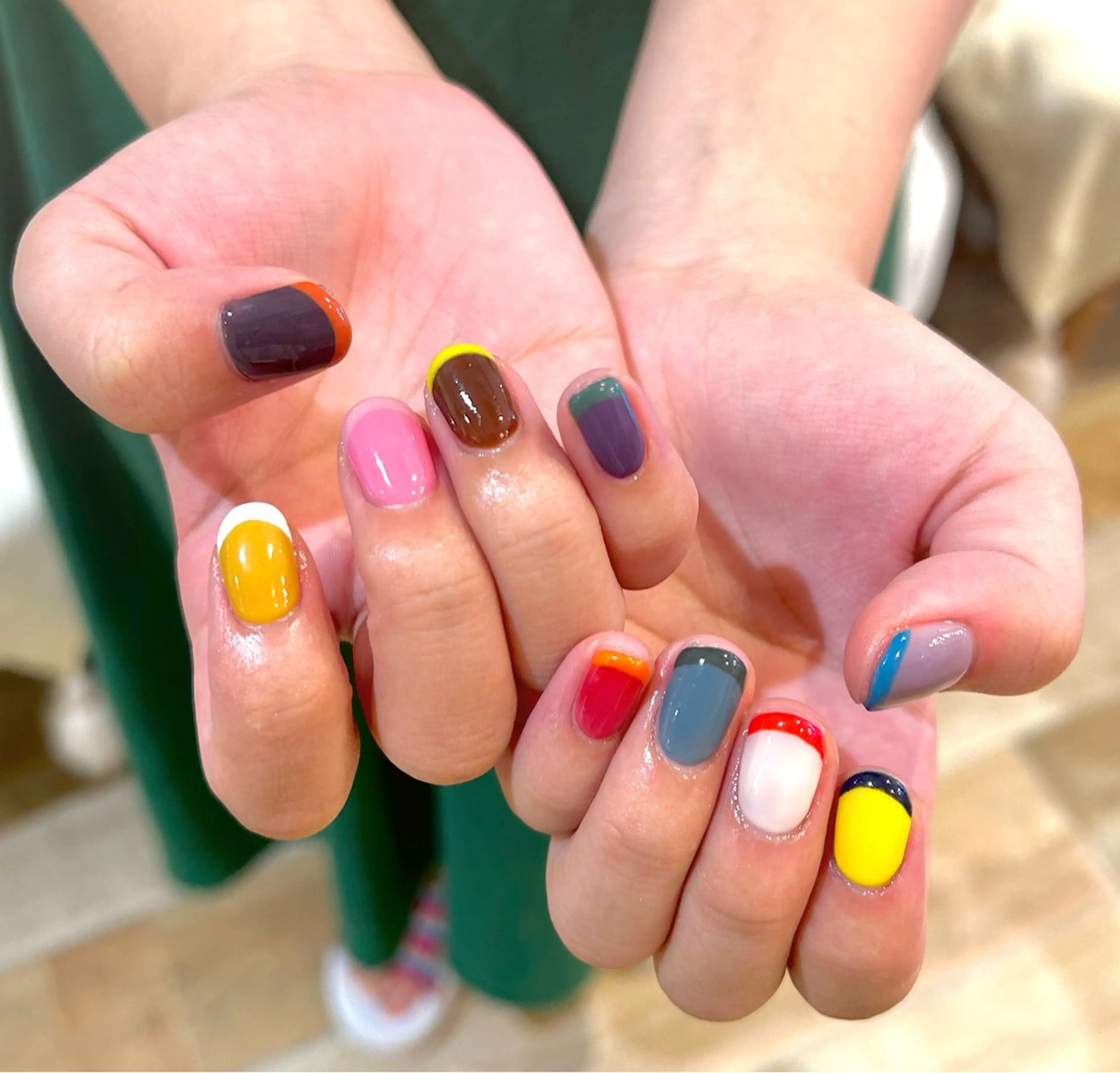 ネイル ハンドネイル 福田 麻耶のネイルデザイン