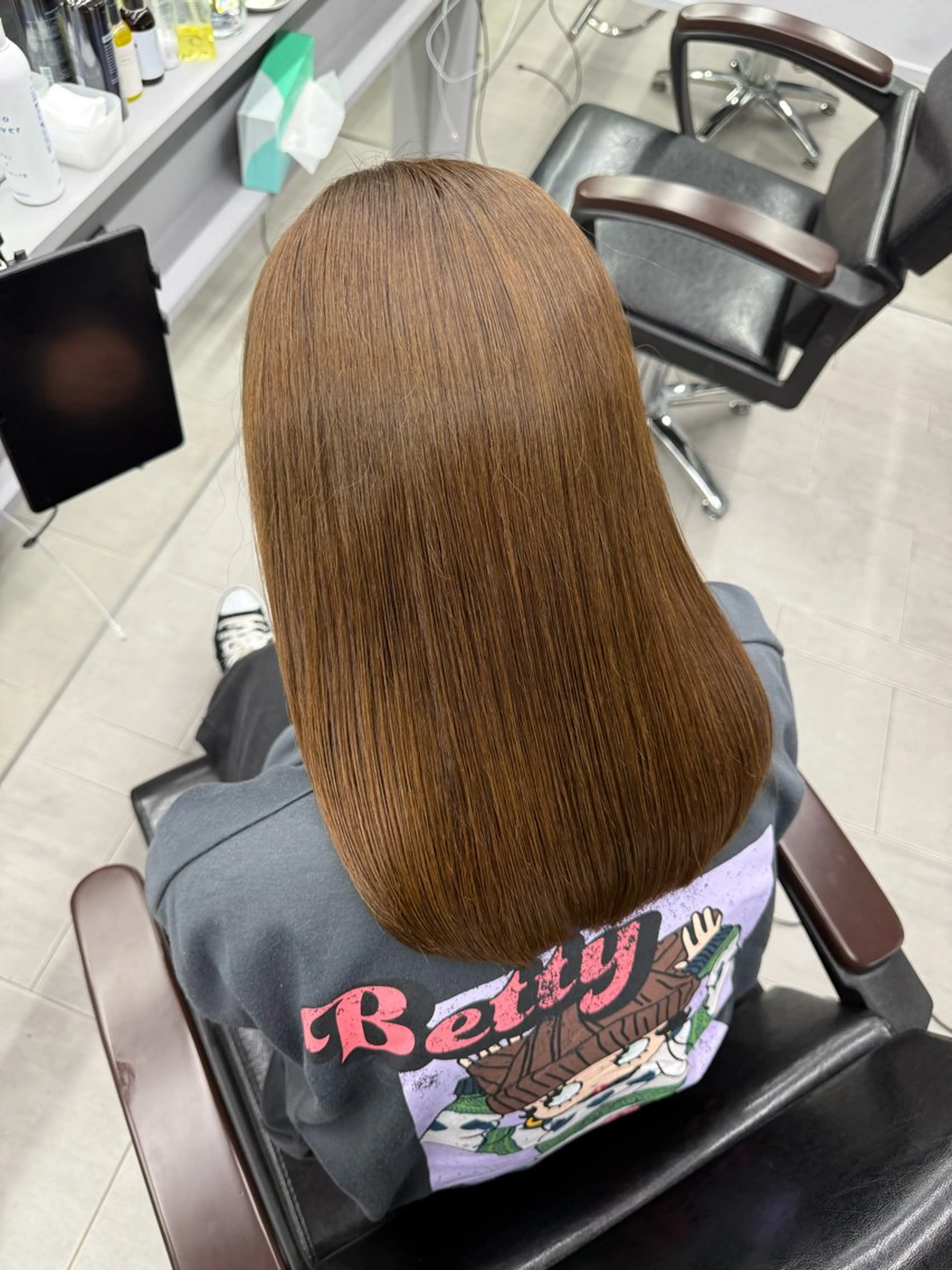 【3回目まで使える🌟】【人気No.1🌟🌟】髪質改善カット＋イルミナカラー＋髪質改善TR ✨の写真