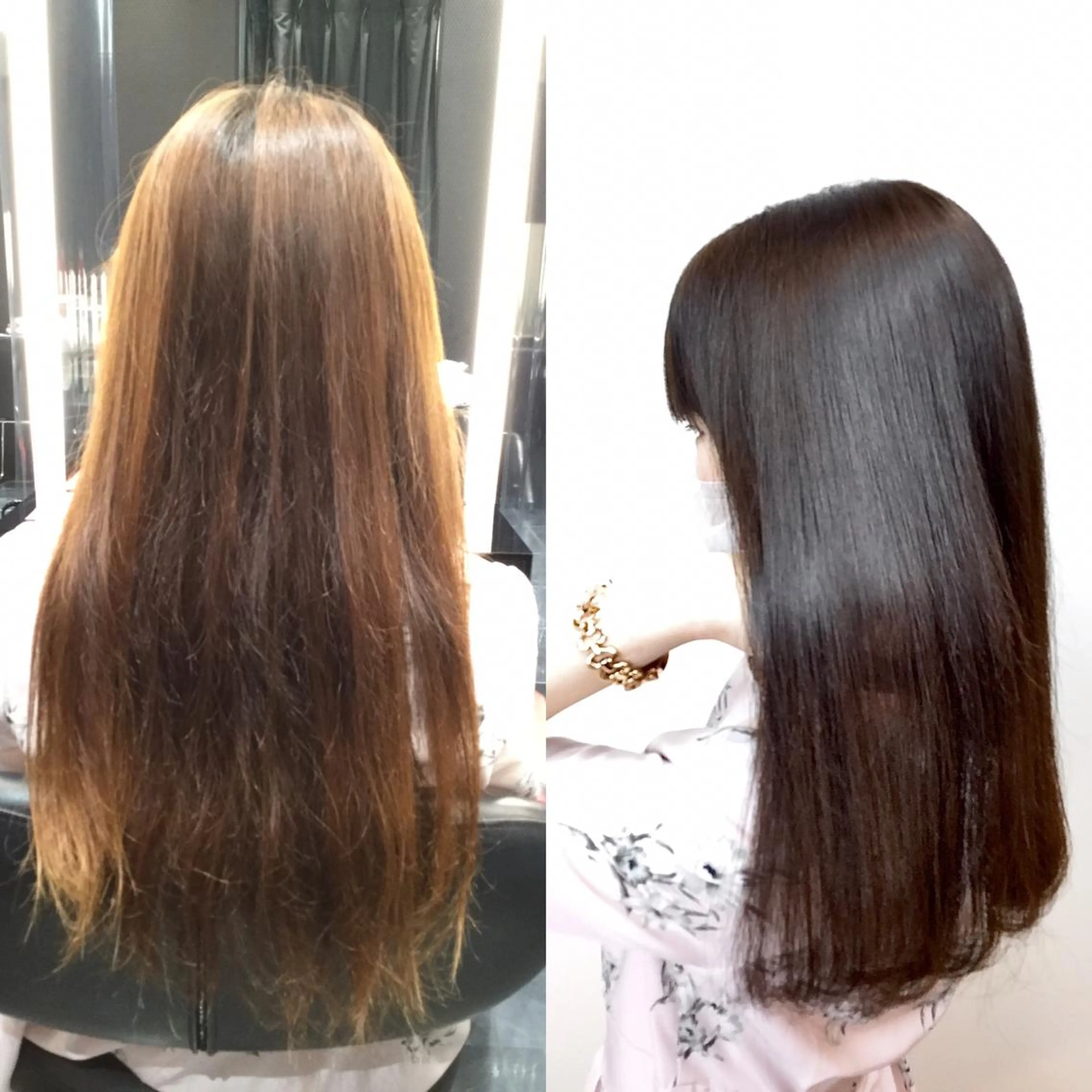 ロング カラー Annon プライベートサロンのヘアスタイル