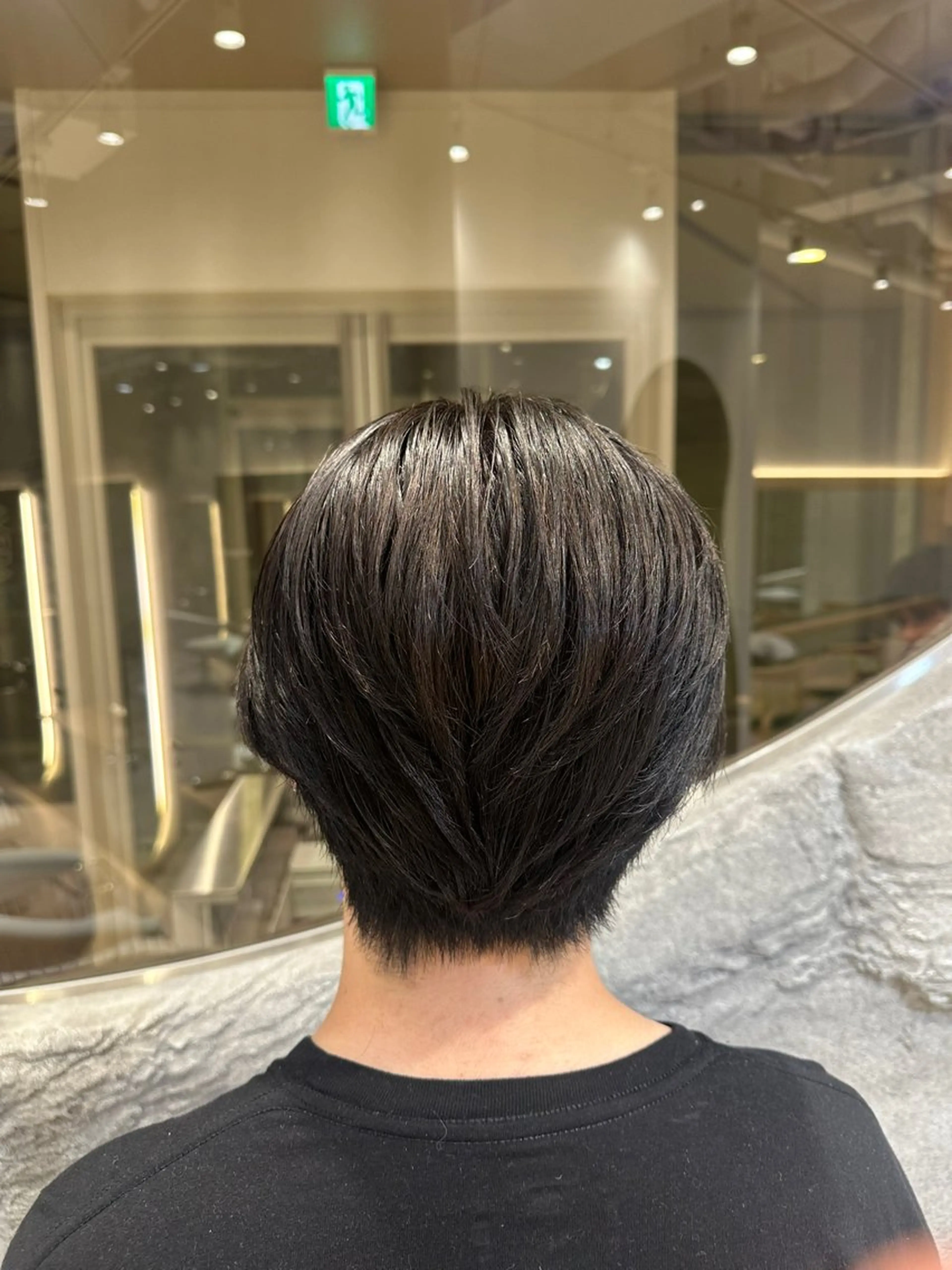 ショート 透明感カラー/伊藤 陸/soigneのヘアスタイル