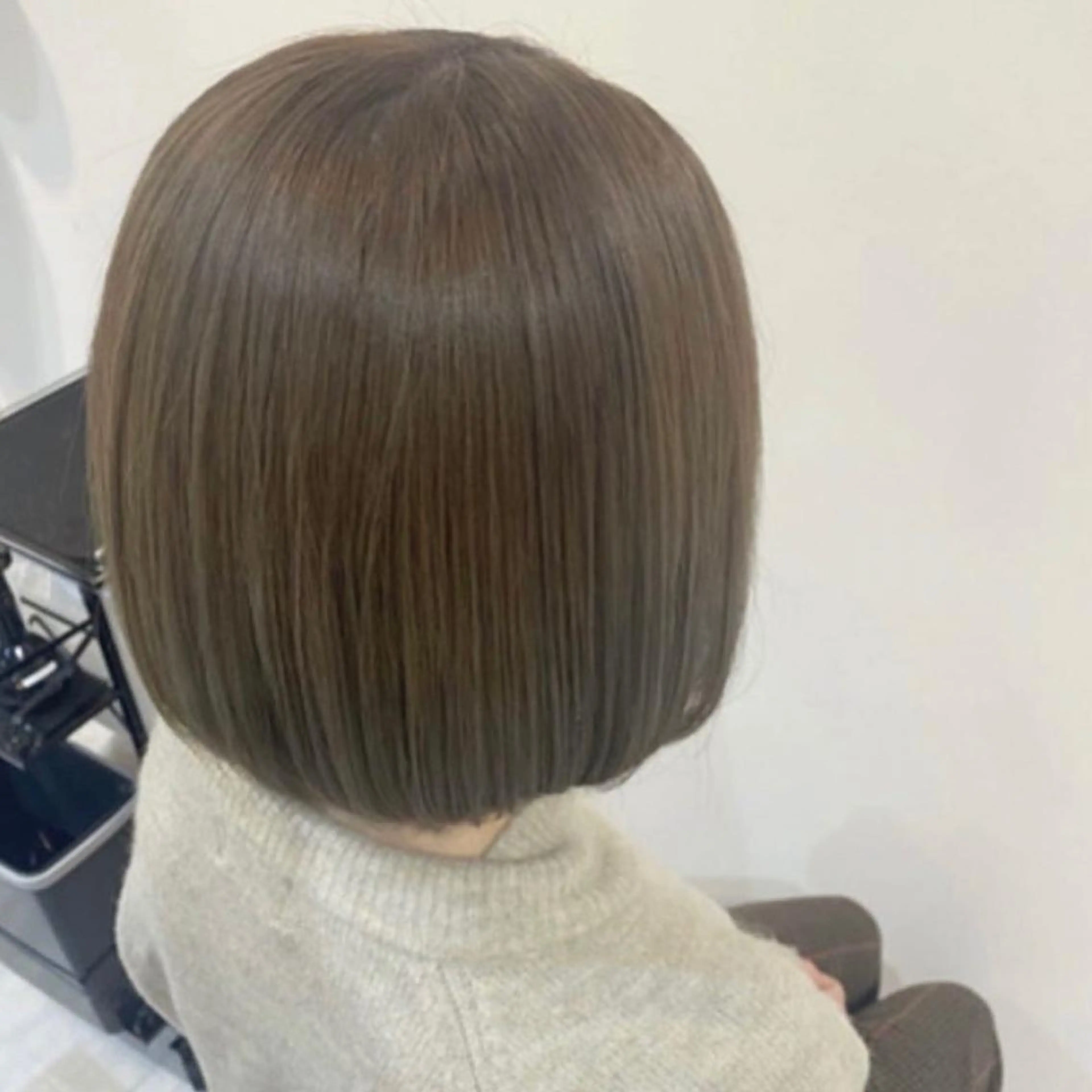 ミディアム ボブ 田中 美優のヘアスタイル