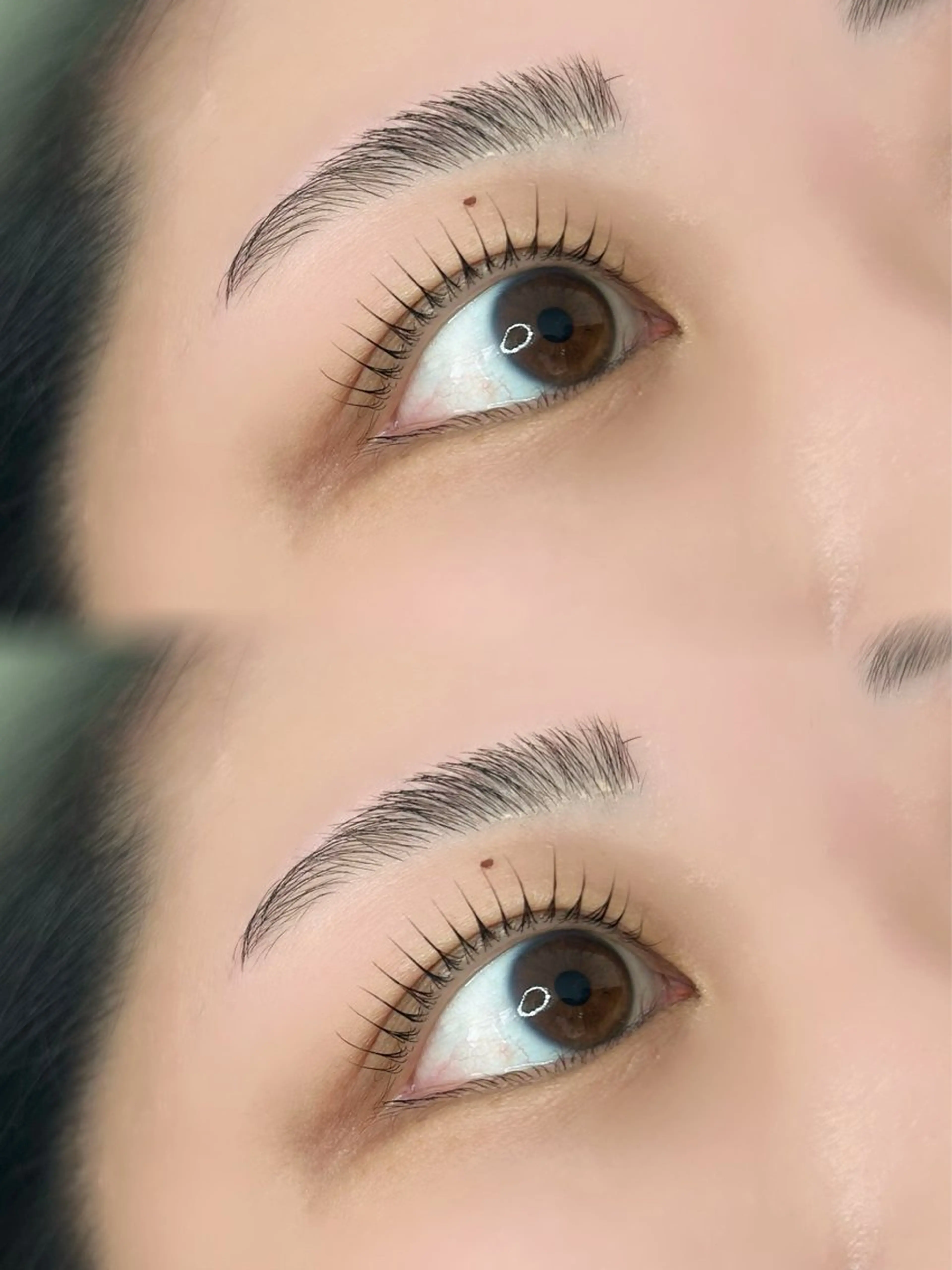 まつ毛パーマ/パリジェンヌラッシュリフト+美眉アイブロウWAX🌈✨束感コーティング付き💖の写真