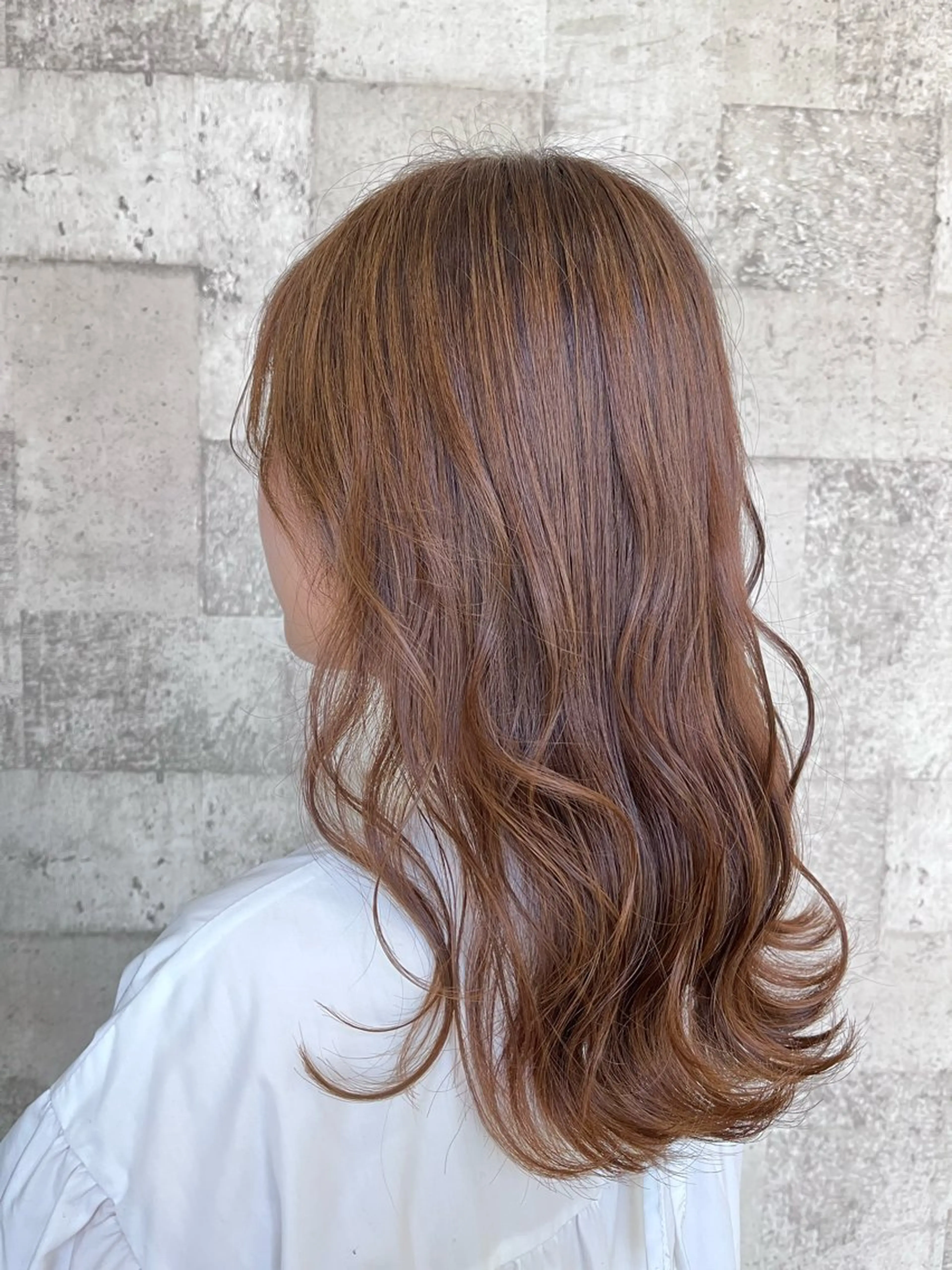 ロング 北島 遥香🫧インナ ー /ベージュカラーのヘアスタイル