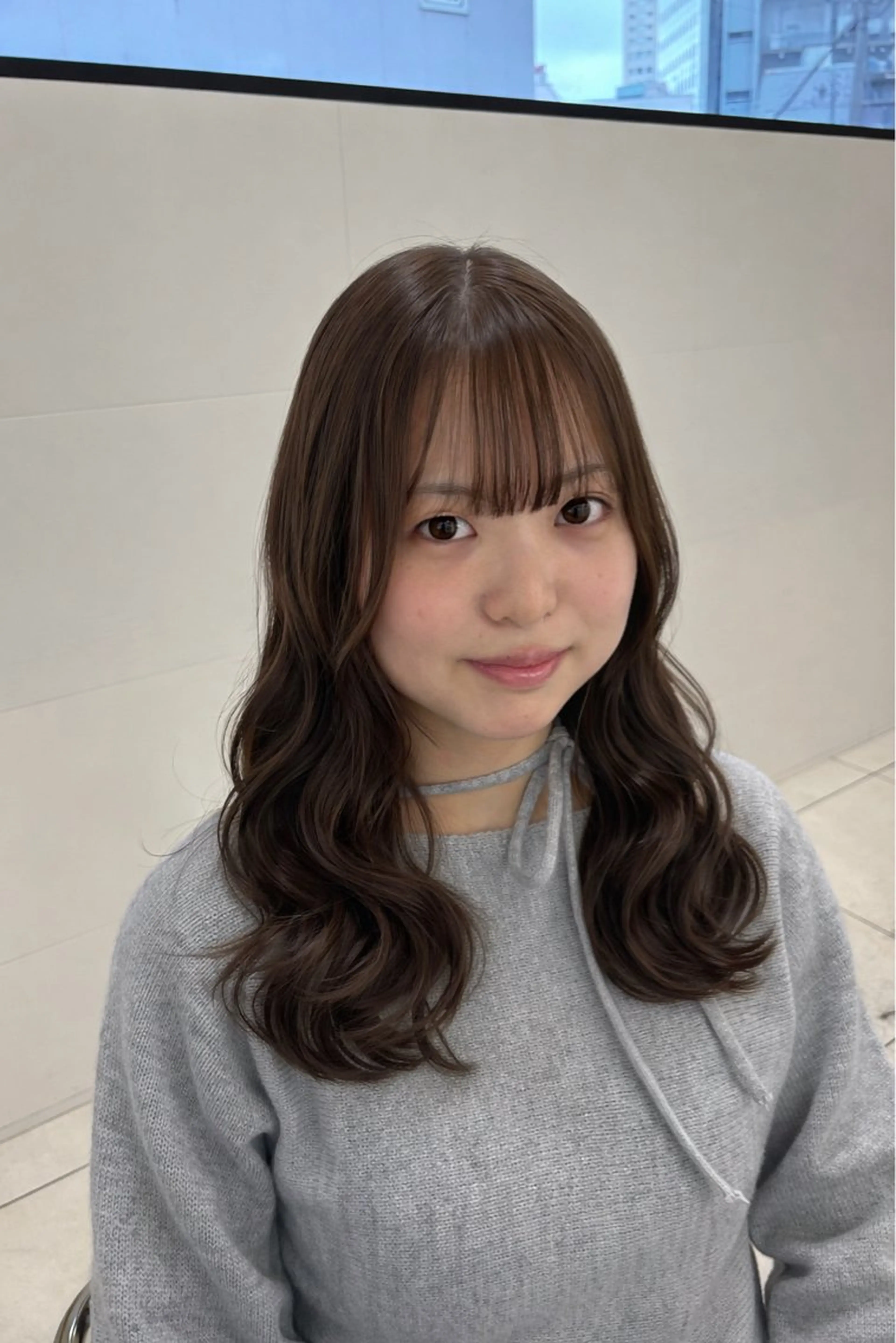 【🎀ホームケア付き🫧】韓国風カット＋透明感カラー＋トリートメント＋ホームケア付¥9700~の写真