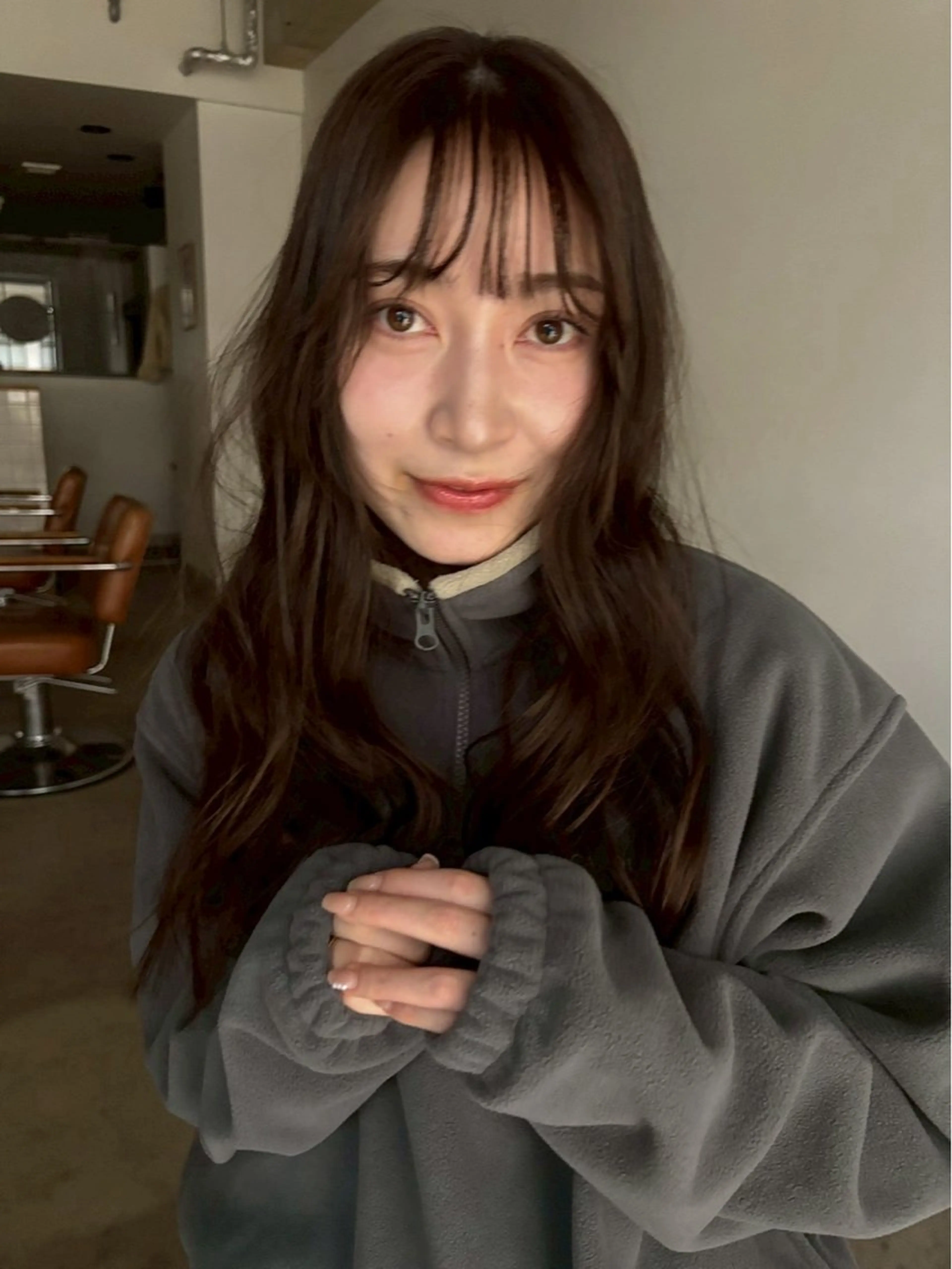 カラー miku/天神 艶カラーのヘアスタイル