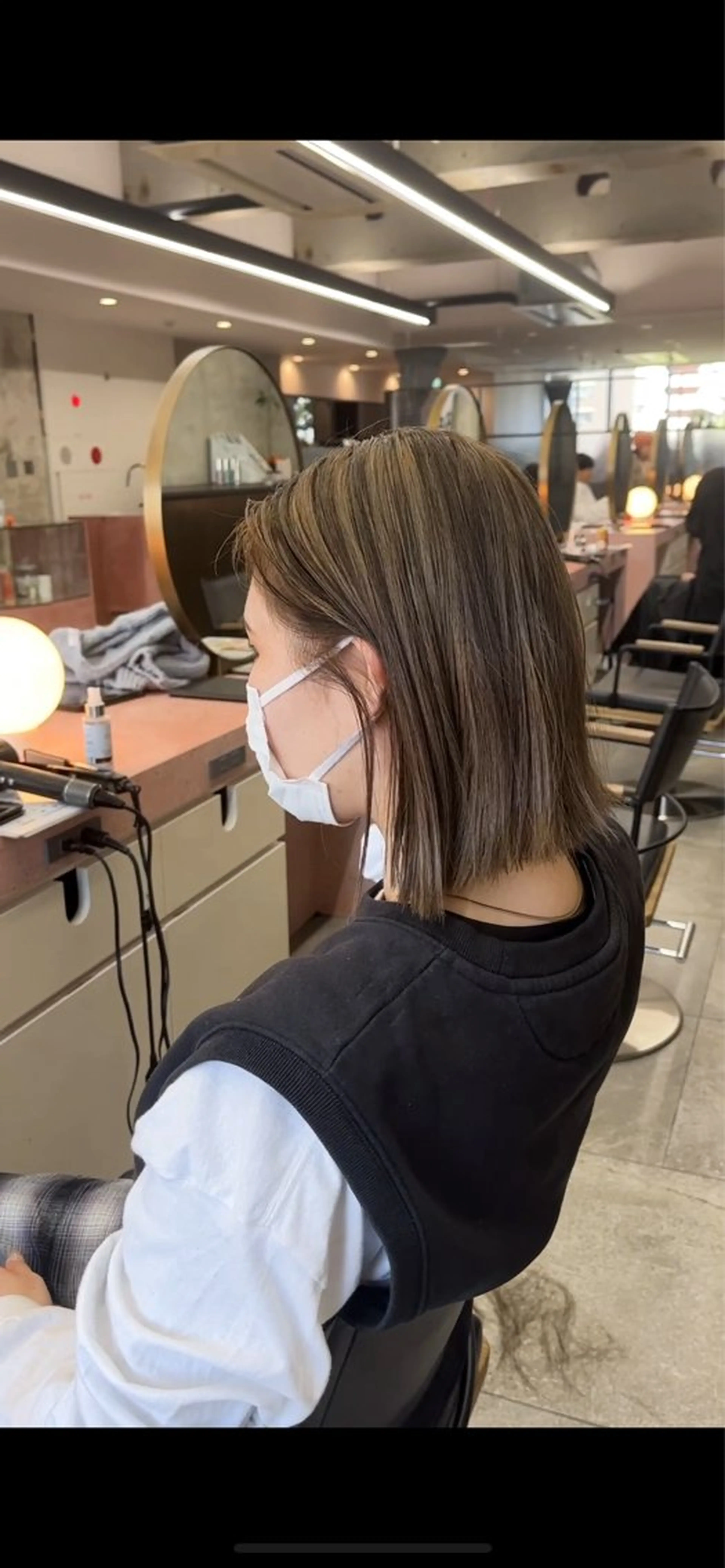 ミディアム カット ヘアカラー トリートメント benji所属・中江 友哉のヘアスタイル