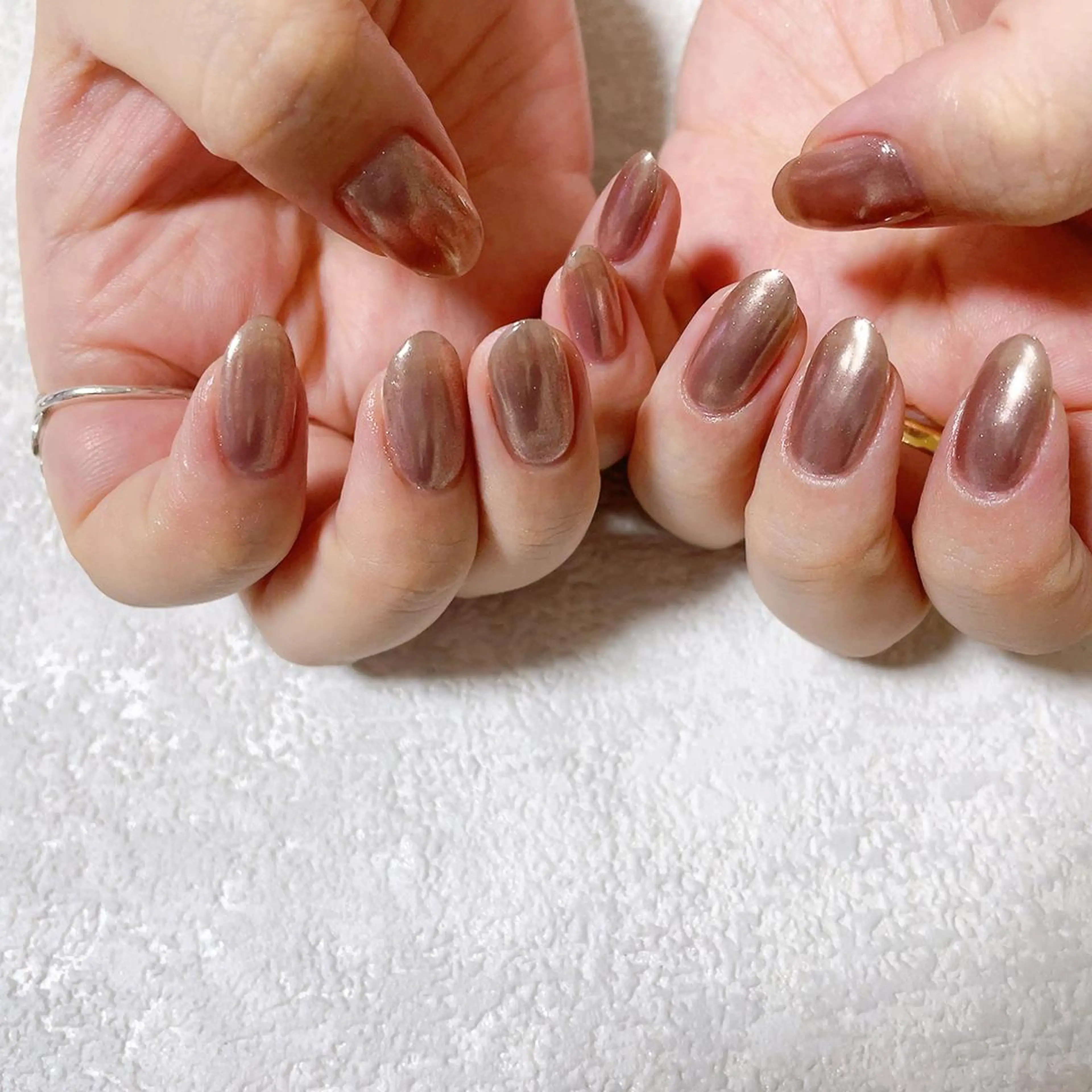 ネイル オーロラネイル フラワーネイル フットネイル フレンチネイル ジェルネイル ハンドネイル mogunail &blowのネイルデザイン