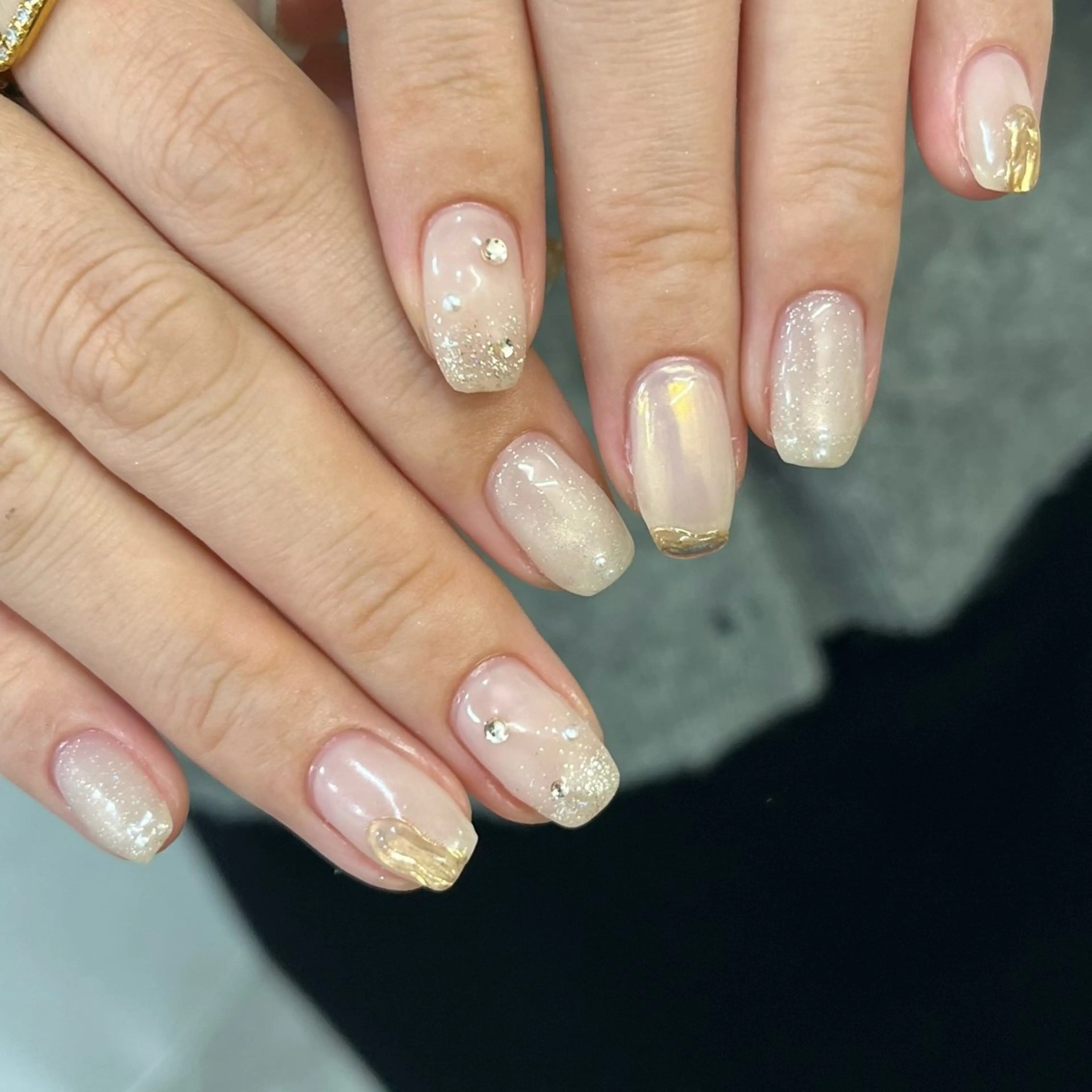 ネイル ハンドネイル 新宿ニュアンスネイル makotoのネイルデザイン