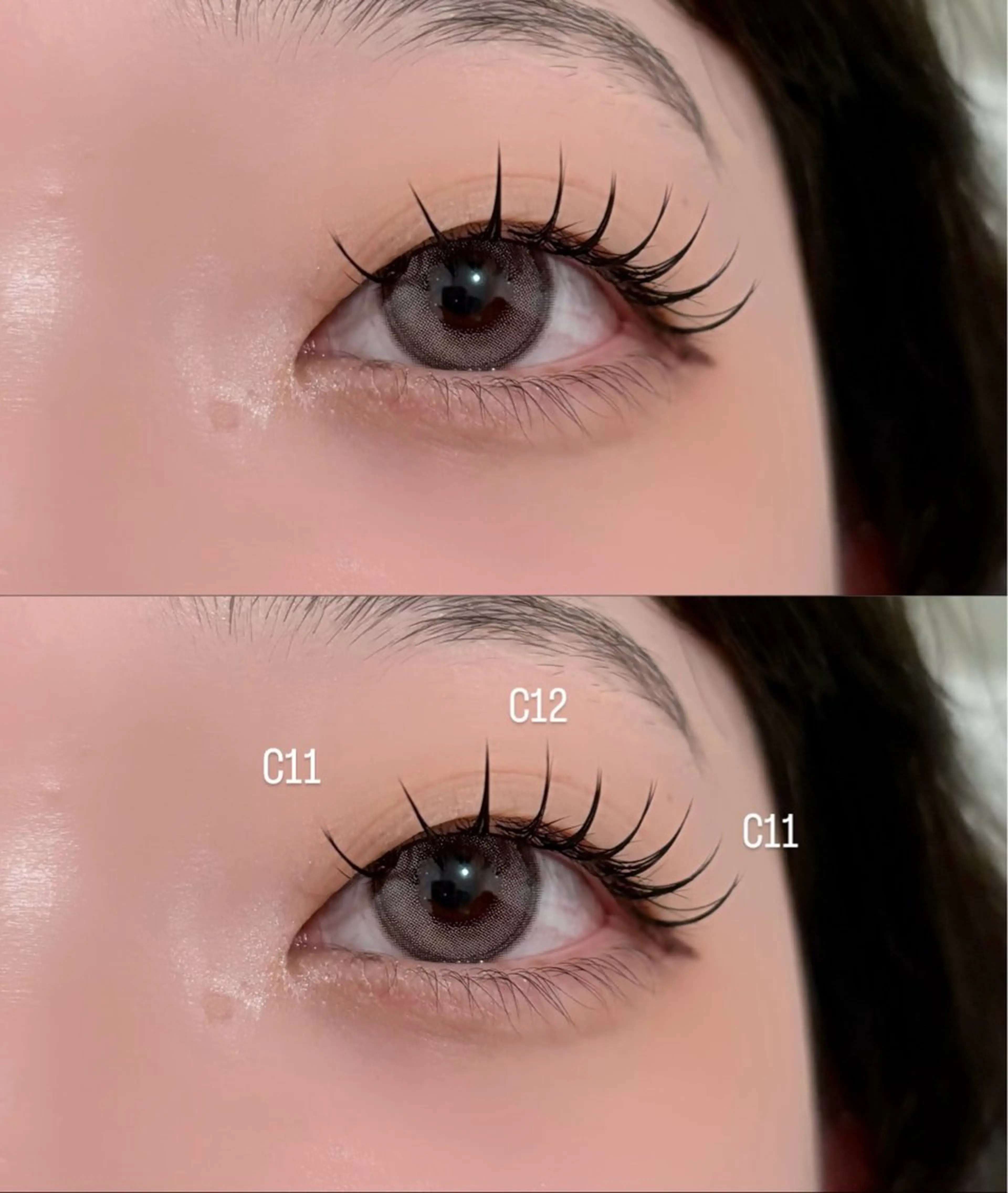 マツエク・マツパ ミンク meRK manamiのマツエク・マツパデザイン