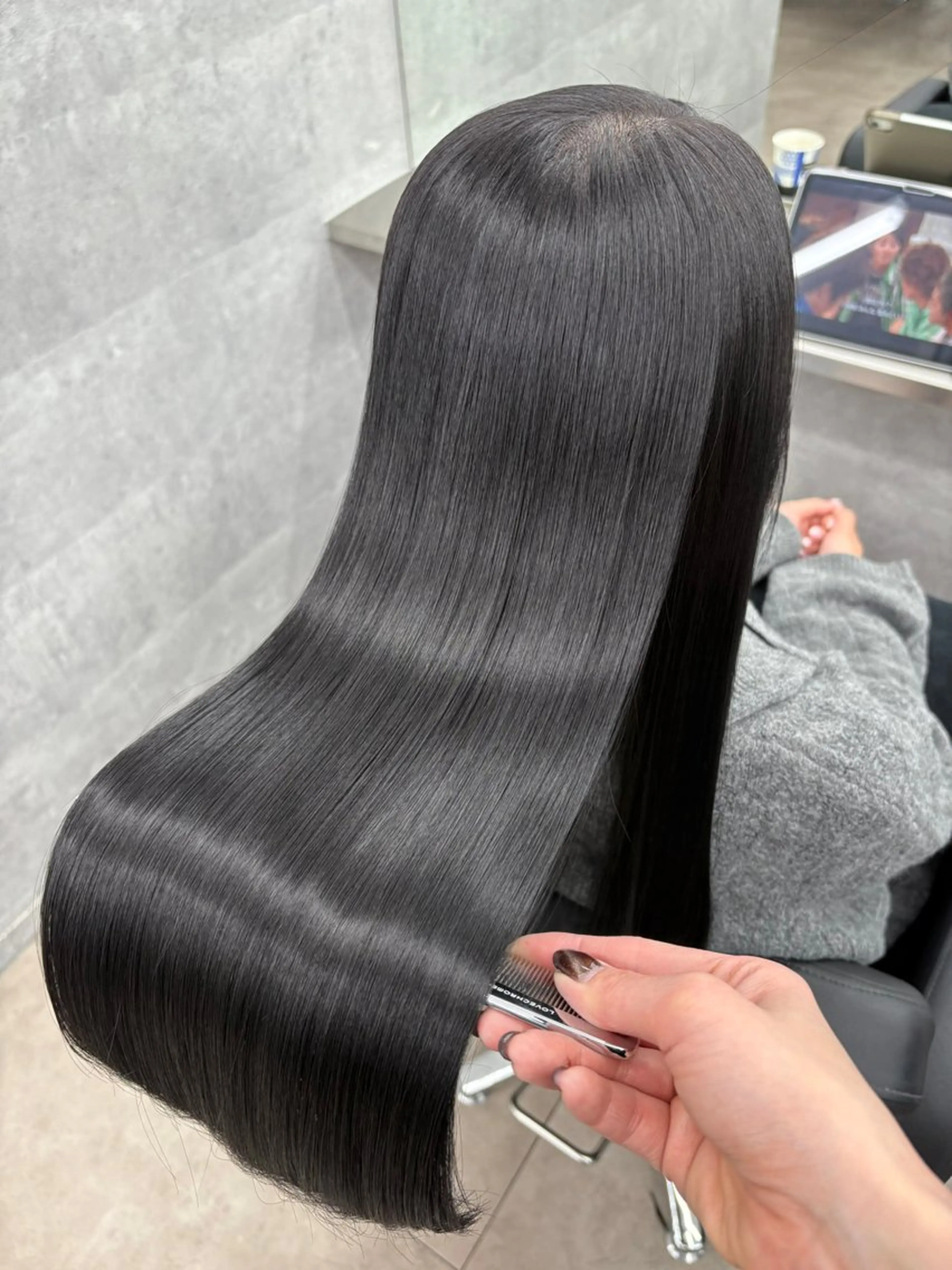 ロング カラー 髪質改善/ﾚｲﾔｰ ｶｯﾄ/店長/原島のヘアスタイル