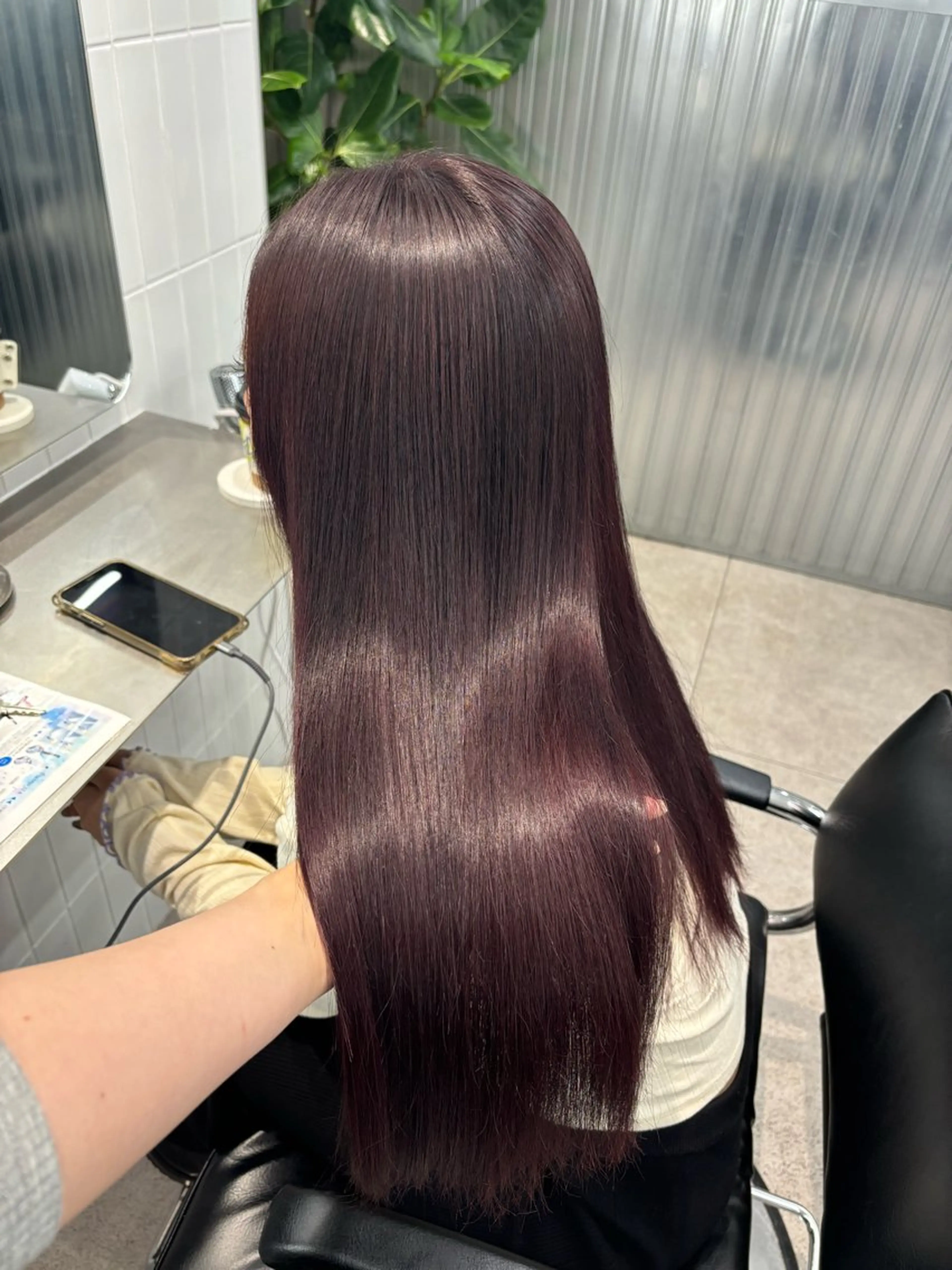 セミロング emi 韓国ワンホンヘアのヘアスタイル