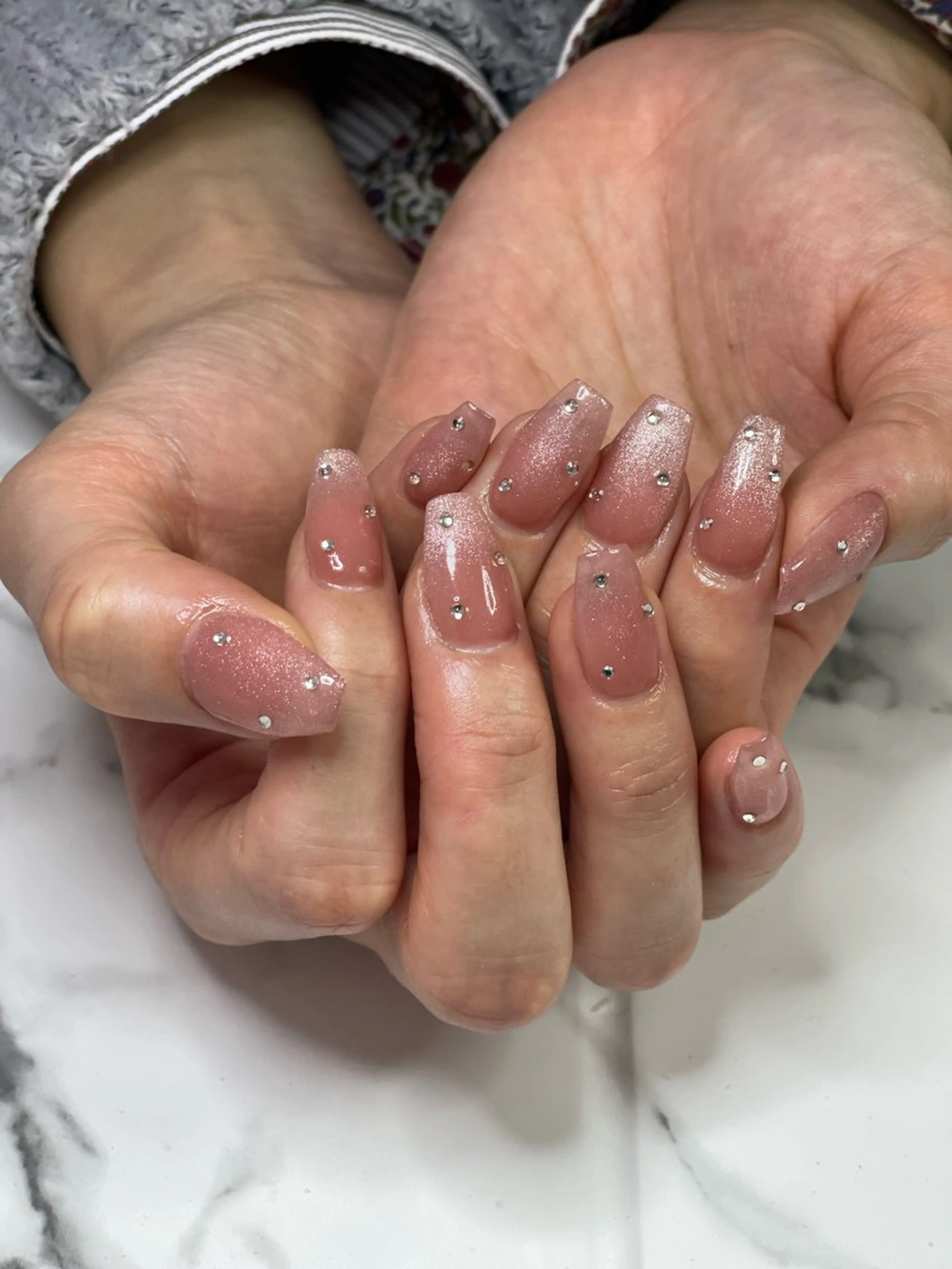 ネイル 長さ出し RUARI RISAのネイルデザイン