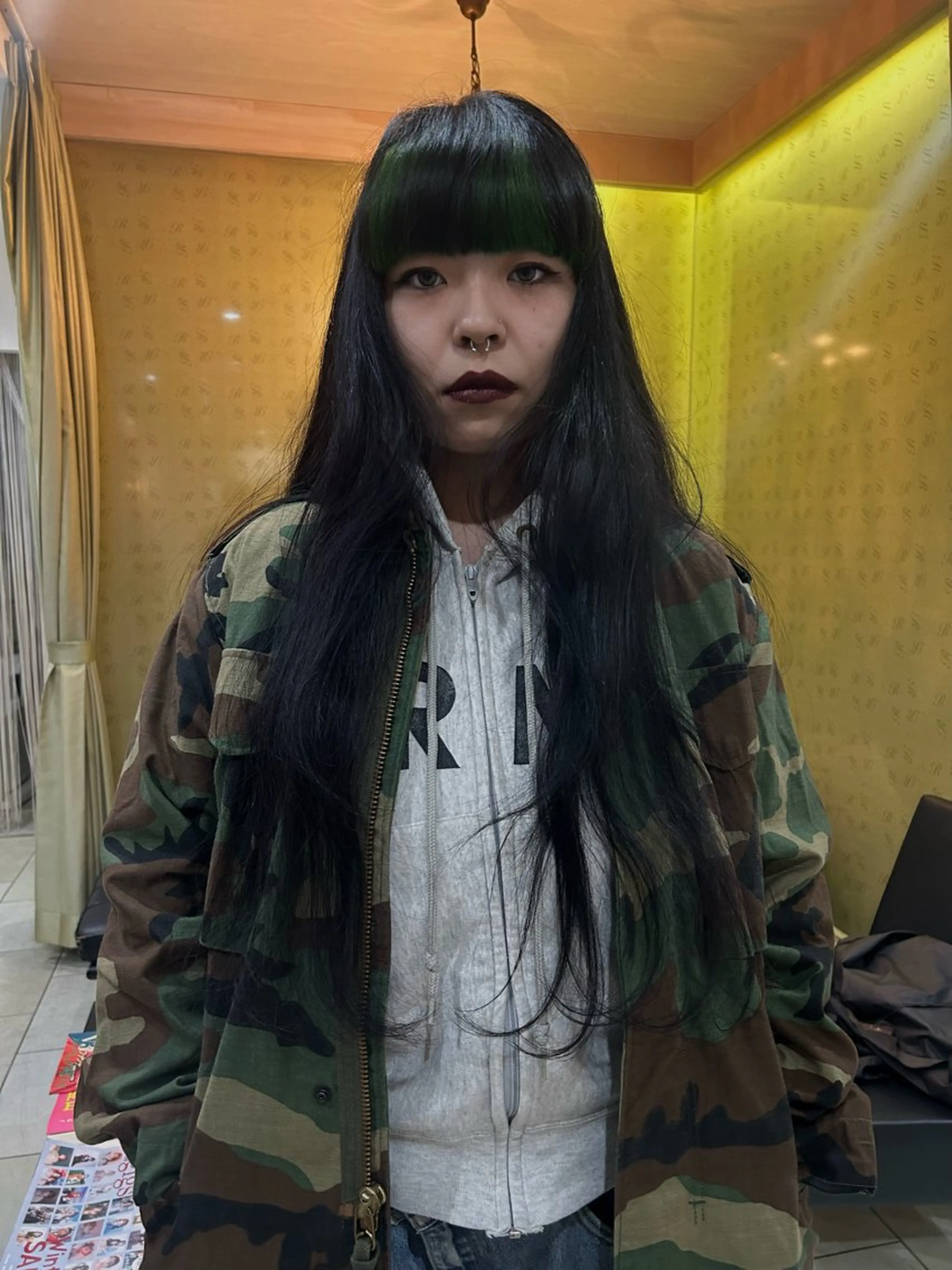 ロング カラー カット ヘアカラー トリートメント 似合わせパーマ/ メンズパーマ/しゅうのヘアスタイル