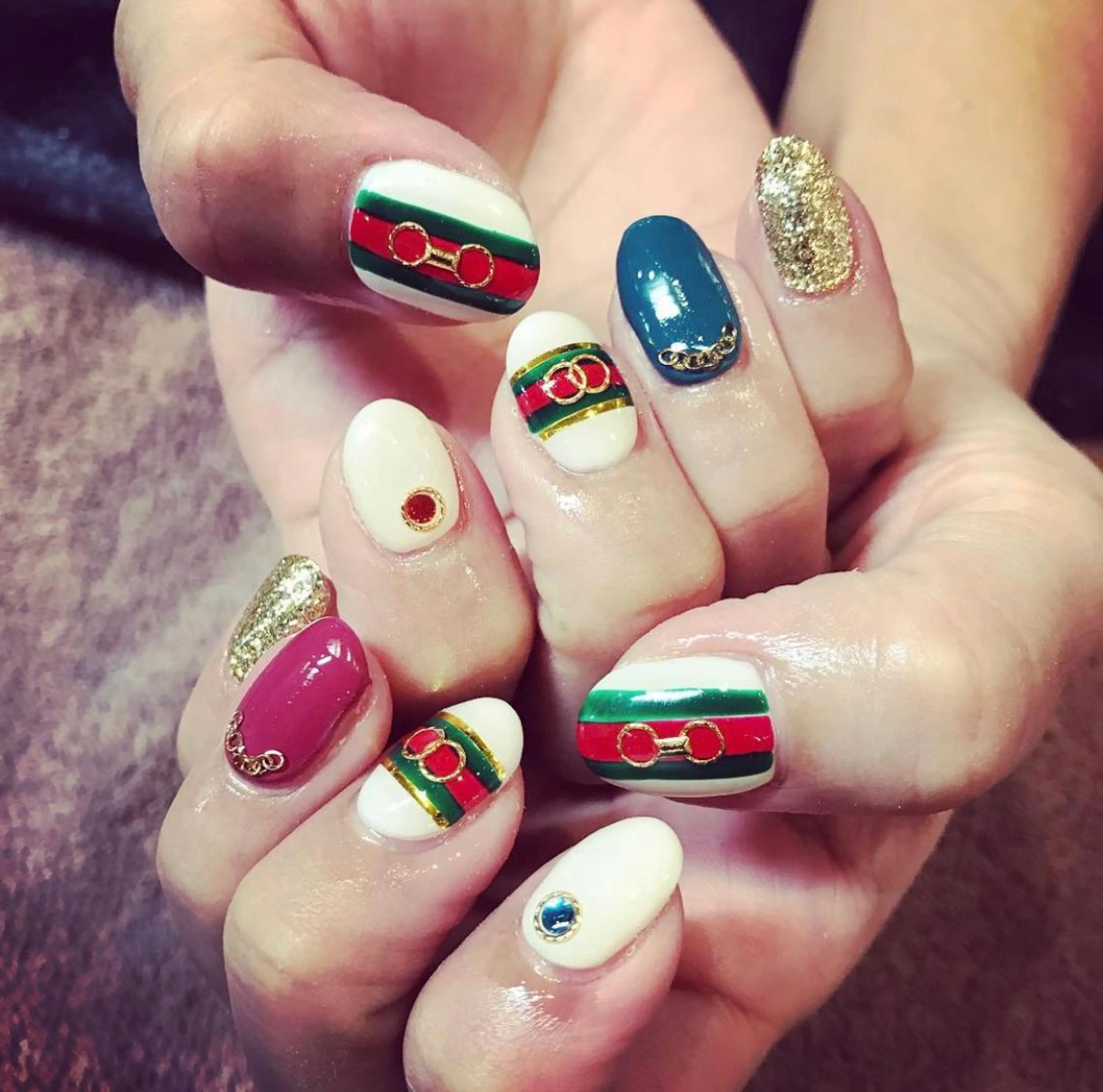 ネイル マルサンカクシカク所属・○△□ 守口市のネイルデザイン