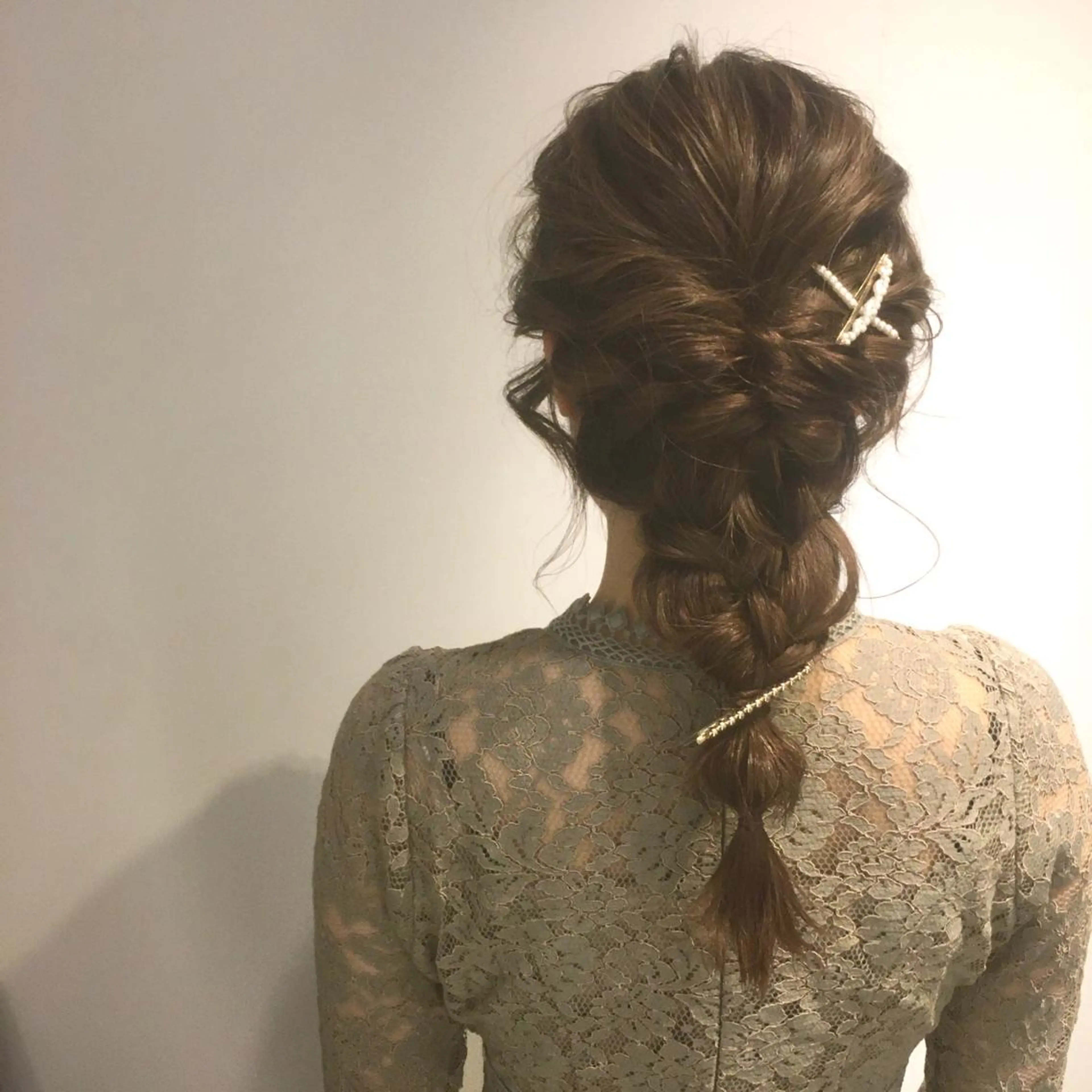 ロング ヘアアレンジ ヘアセット しのはら まどかのヘアスタイル