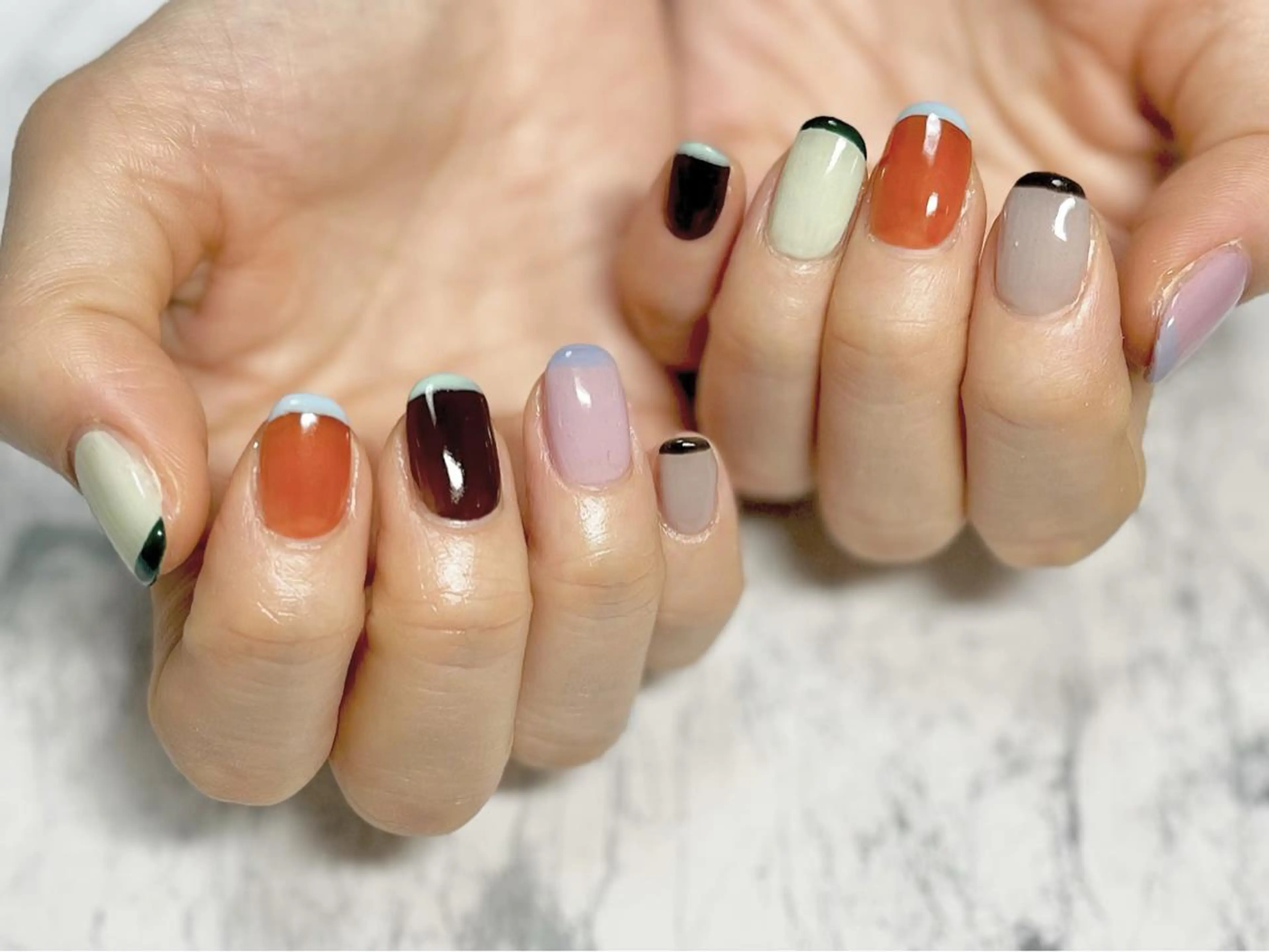ネイル フットネイル ニュアンスネイル シンプルネイル 春ネイル 夏ネイル nail fufla ♡yamane♡のネイルデザイン
