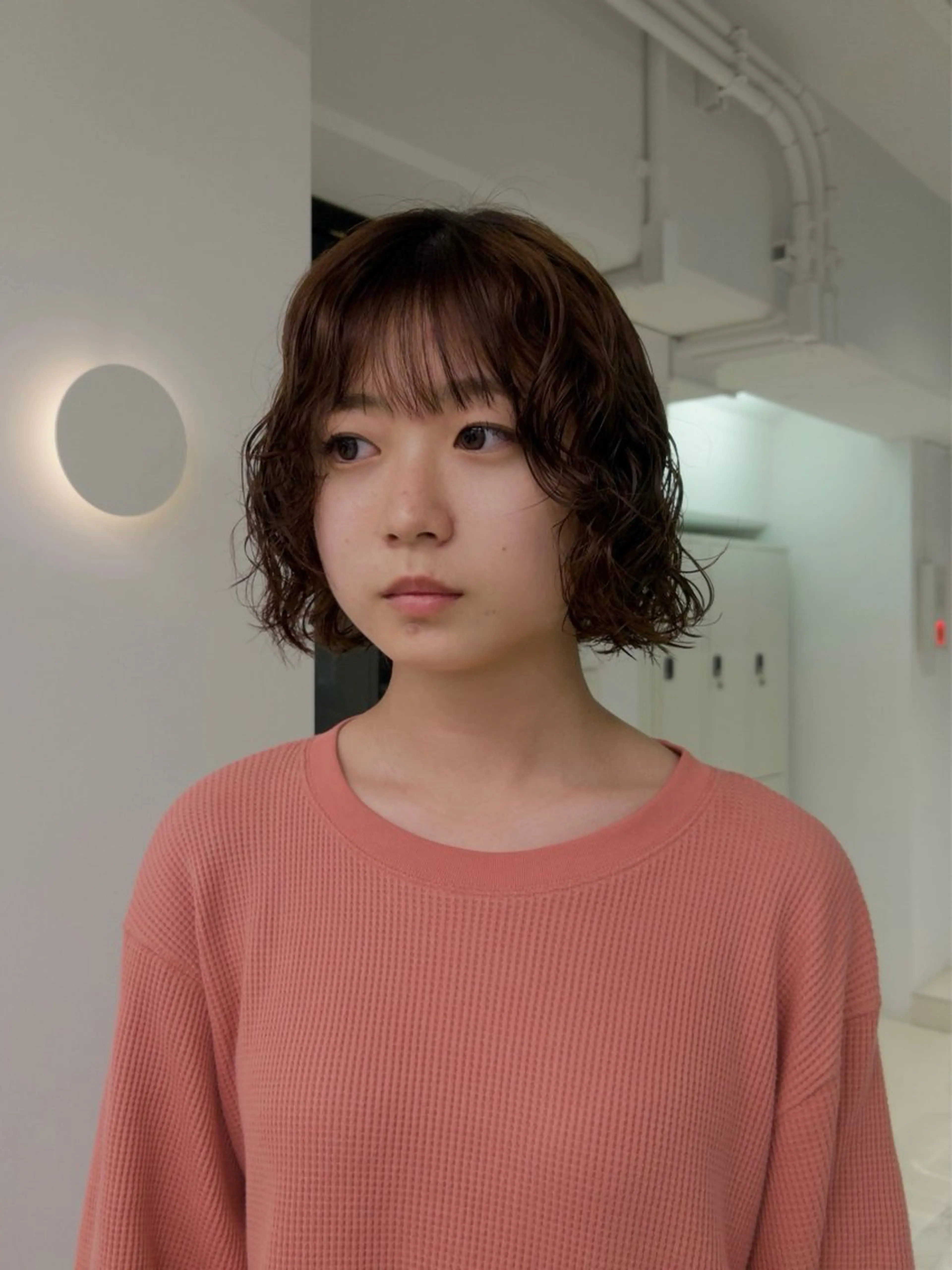ショート パーマ カット パーマ 柔らかい質感とカラー /moekaのヘアスタイル