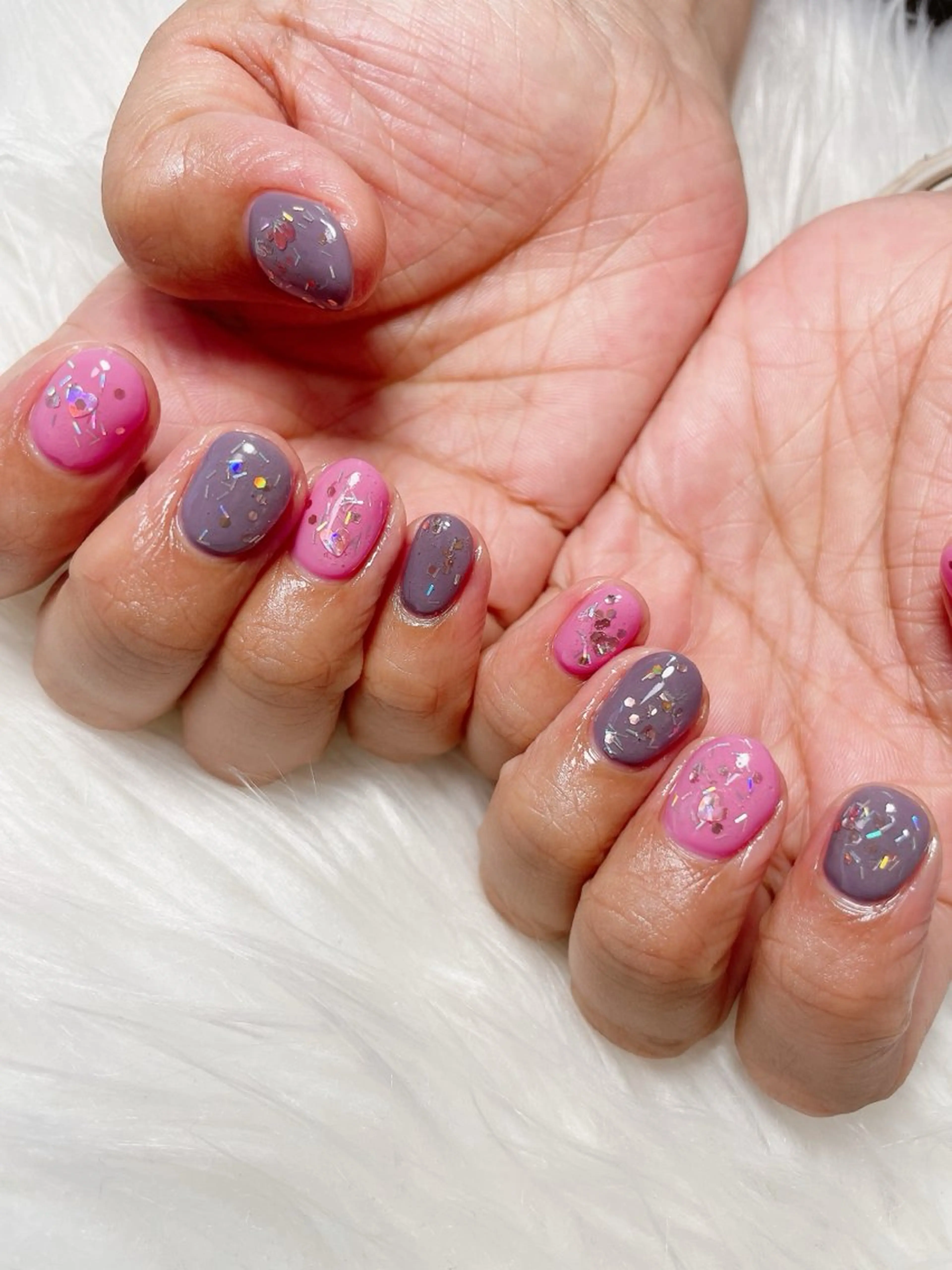 カラー ハンドネイル nailsalon Rinのネイルデザイン