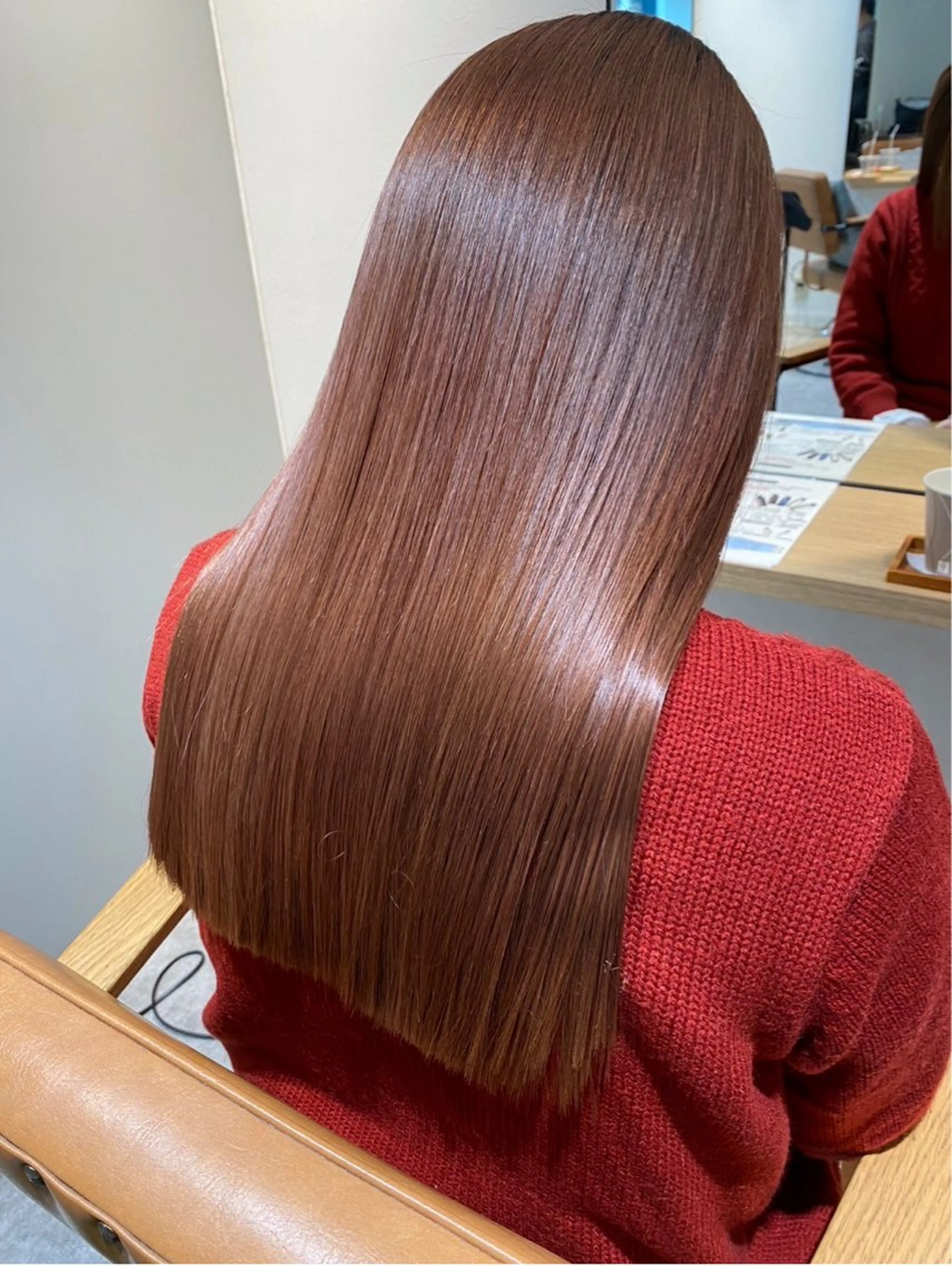 ロング カラー 髪質改善 縮毛矯正 カット ヘアカラー トリートメント 髪質改善特化型美容師 🫧岡本璃来🫧のヘアスタイル