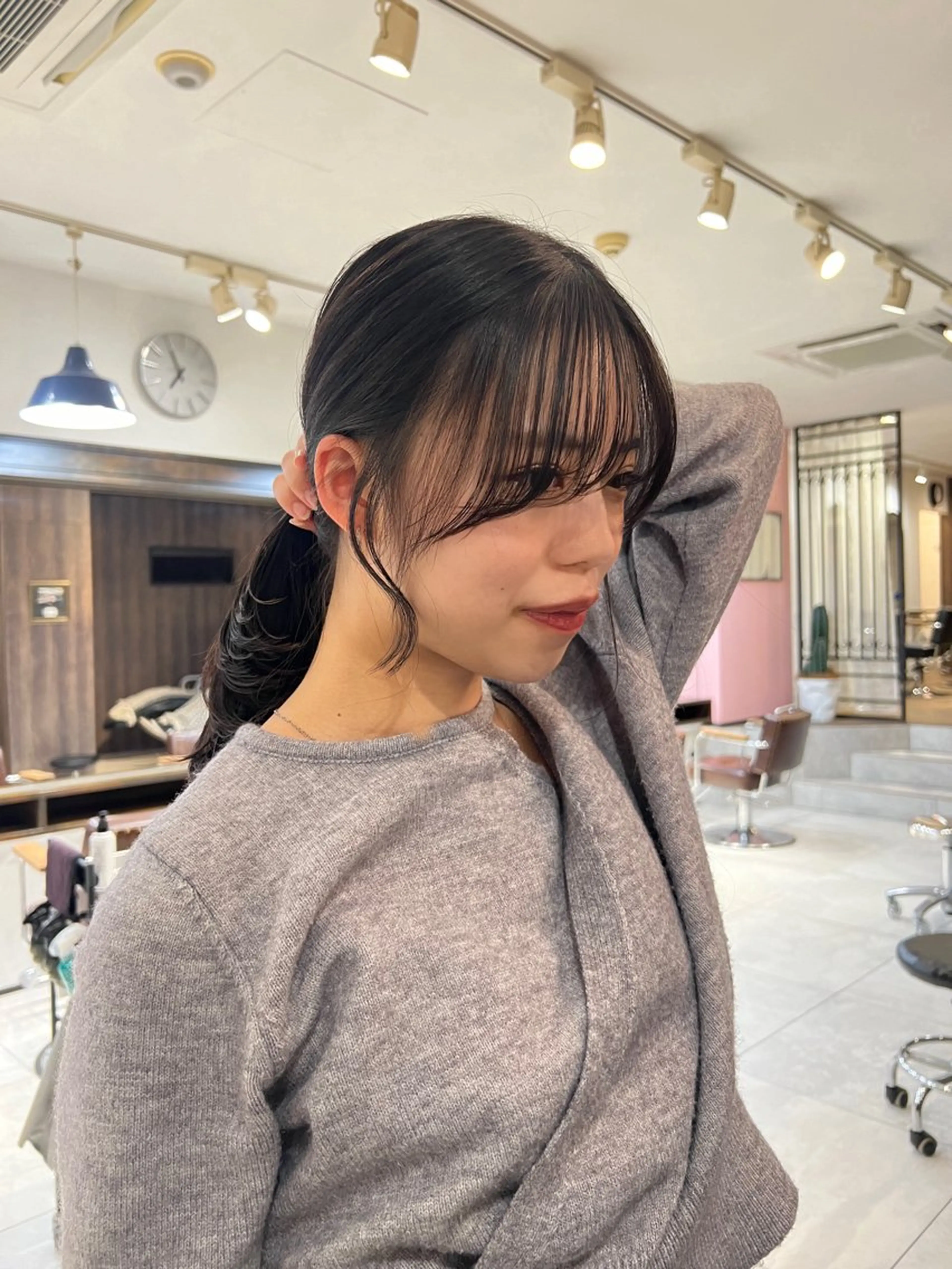 セミロング 顔周りカット カットモデル募集 hiyo🐣🫧のヘアスタイル