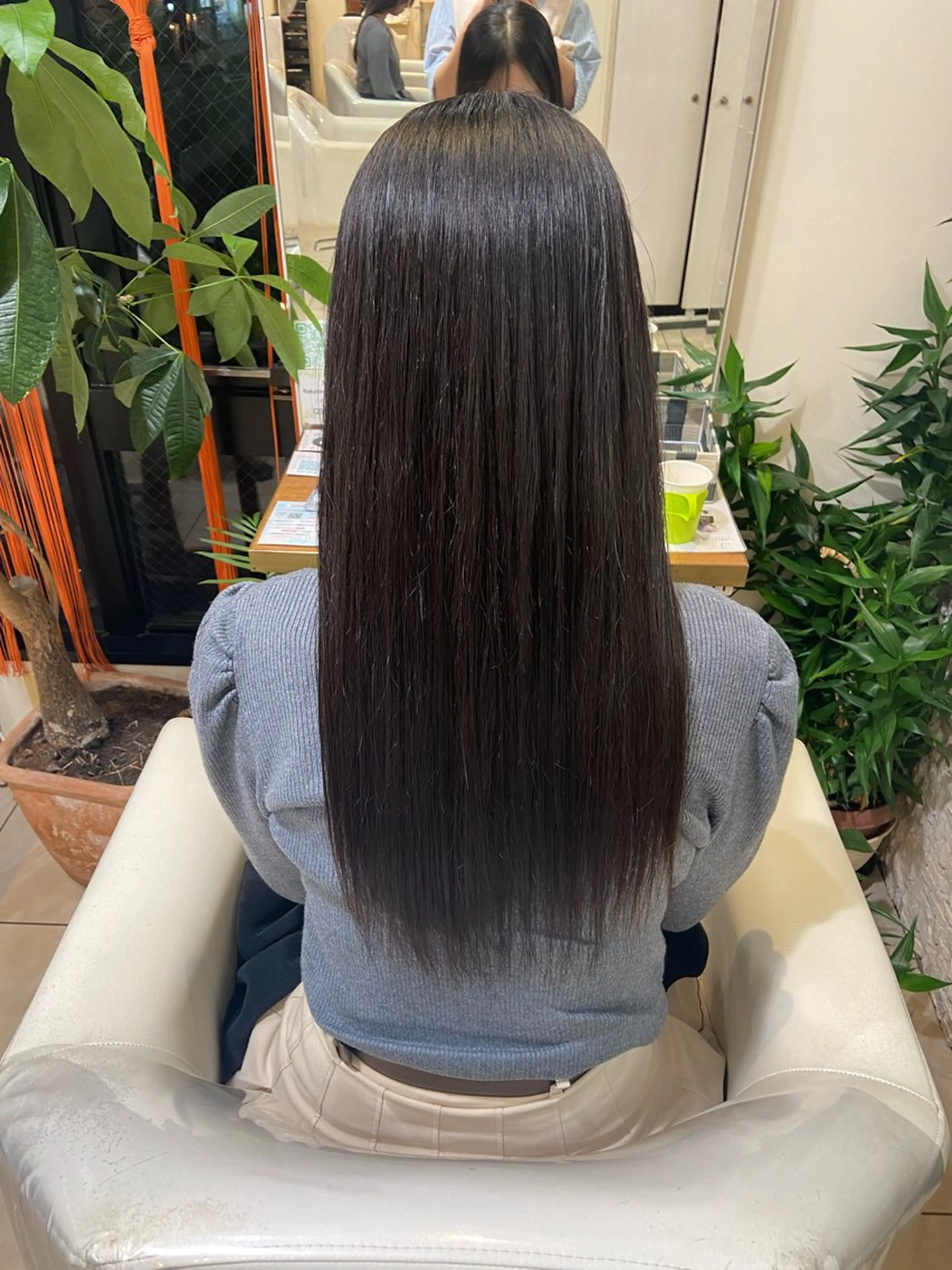 ロング 縮毛矯正 トリートメント ♡ ひかり♡のヘアスタイル