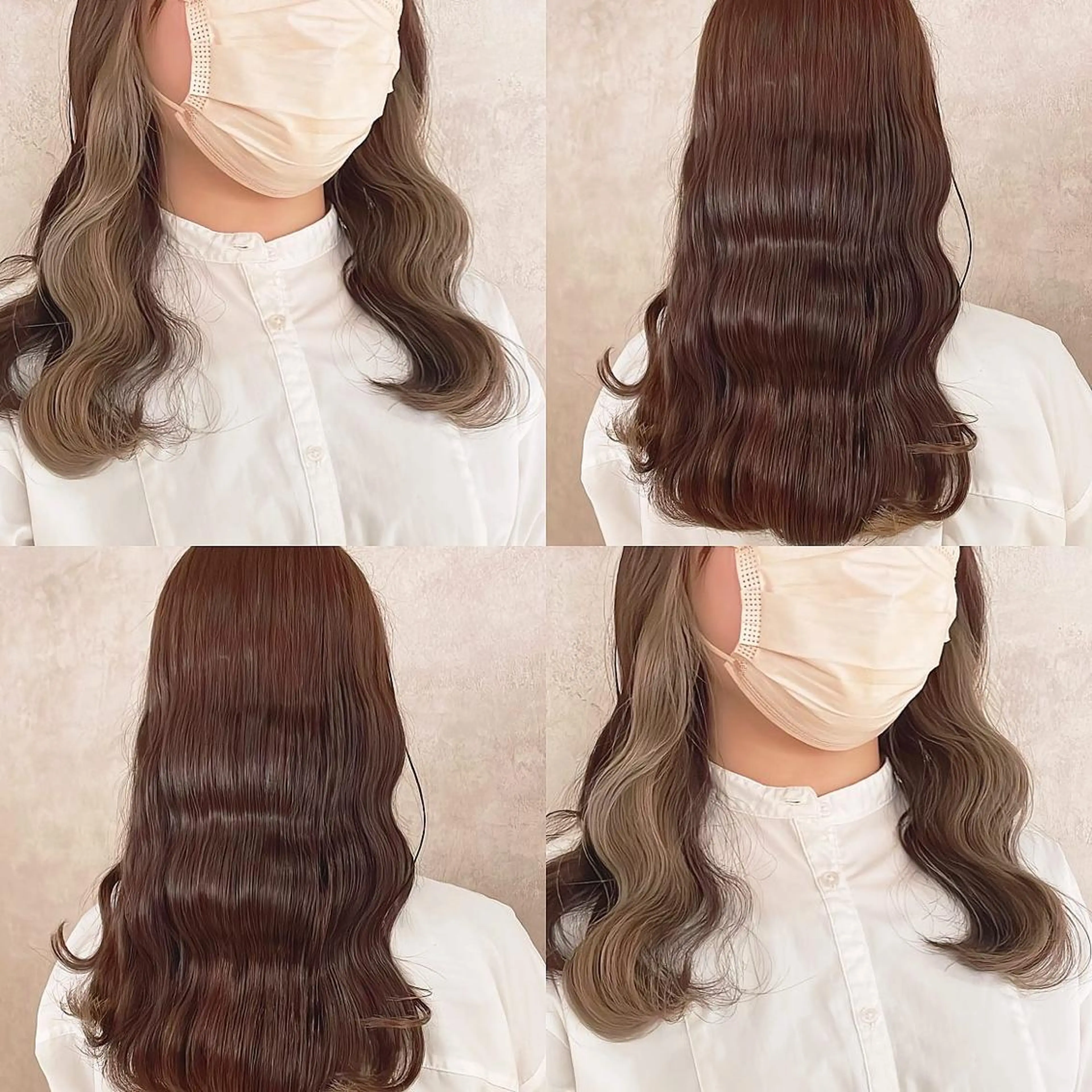 カラー ベージュカラー ブリーチ ヘアカラー トリートメント 渋谷:インナーカラー ／🍒エリカ🍒のヘアスタイル